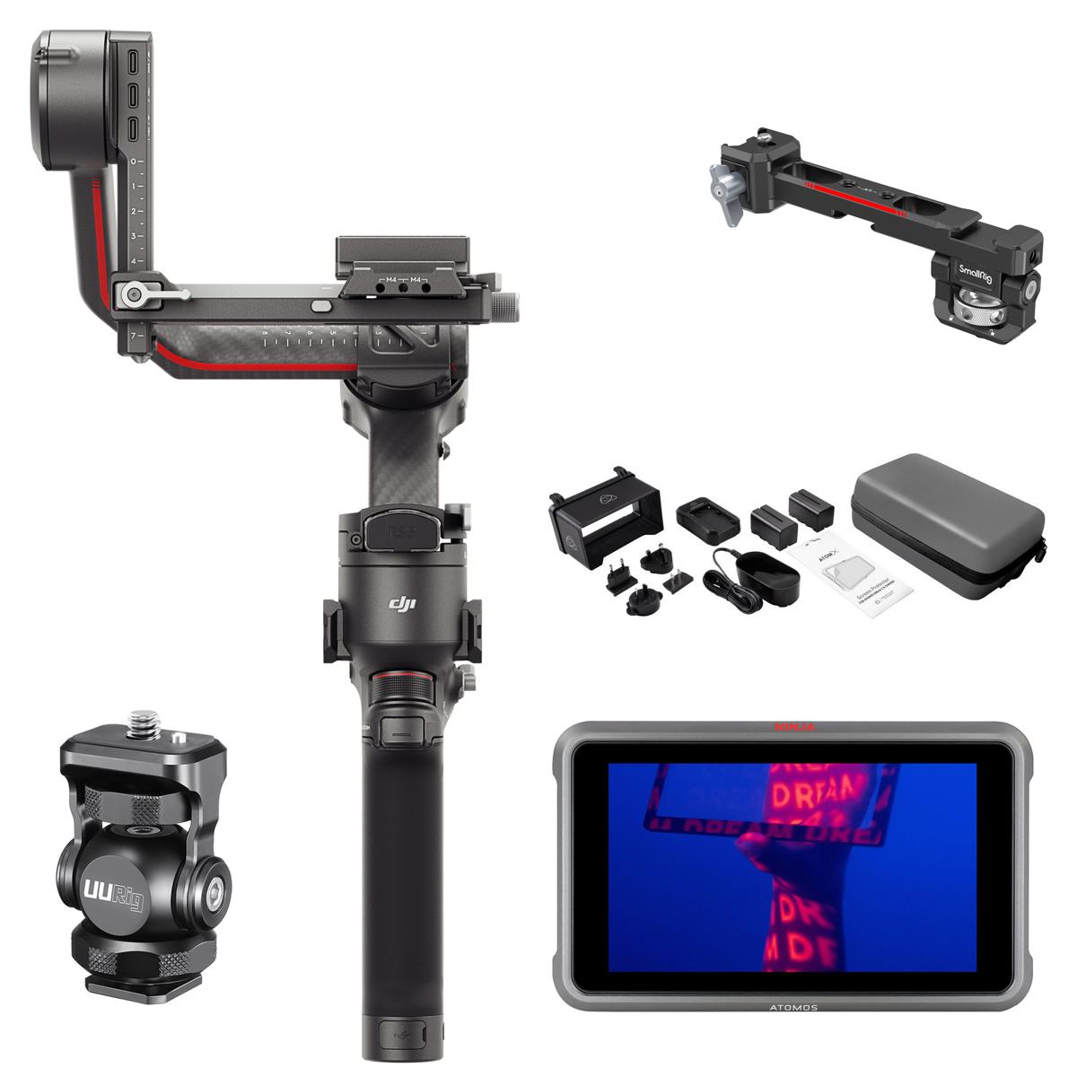 

DJI RS 3 Pro Gimbal Stabilizer with Atomos Ninja V+ 5" Monitor Kit