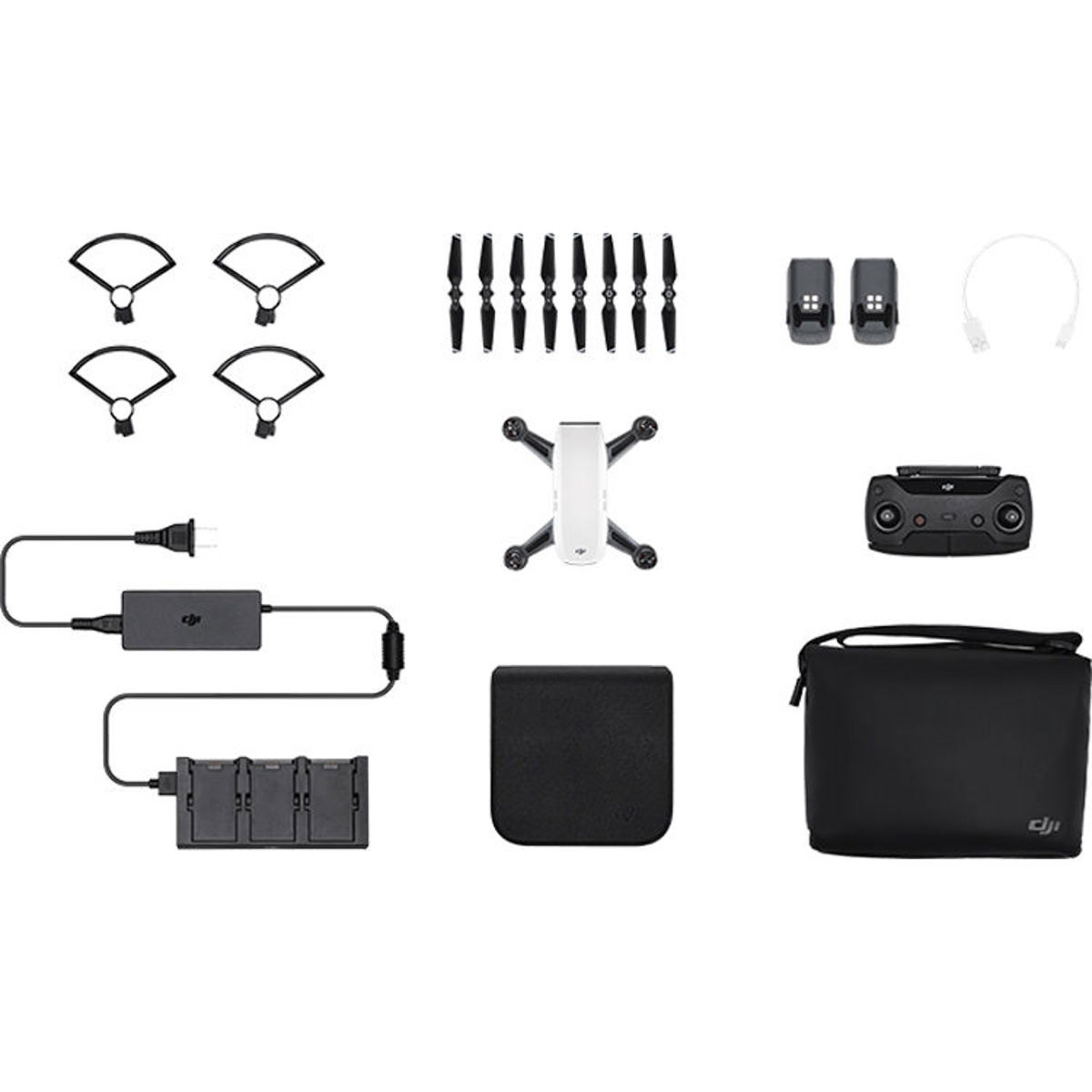 

DJI Spark Mini Drone Fly More Combo, Alpine White