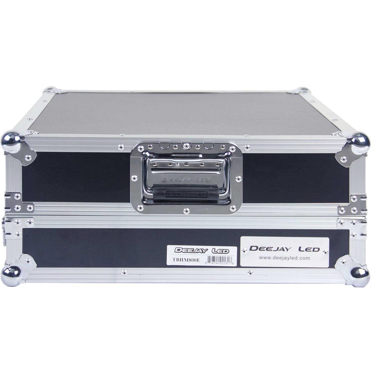 Image of Deejay LED Fly Drive Case 8U Space Slant Mixer Rack
