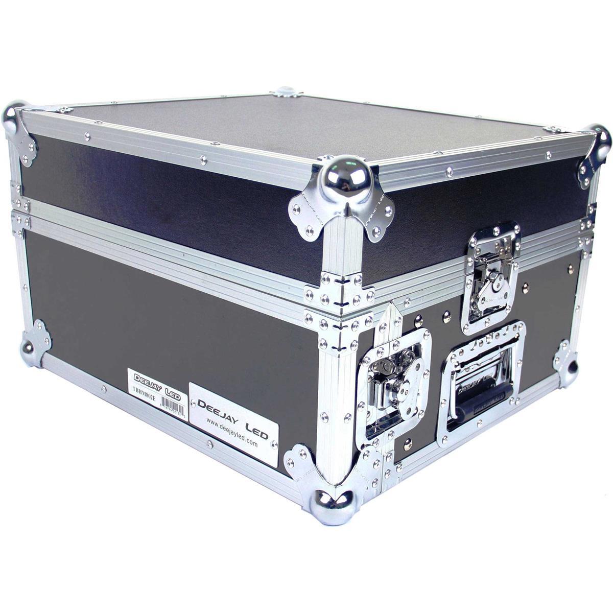

Deejay LED Fly Drive Case 8U Top Space Slant Mixer Rack/2U Vertical Rack System