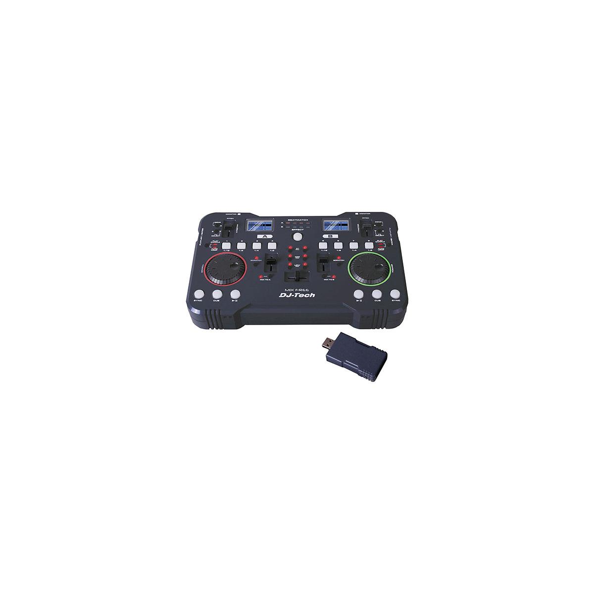 Image of DJ Tech Mix Free 2.4GHz Wireless USB DJ Controller with Deckadance LE Software