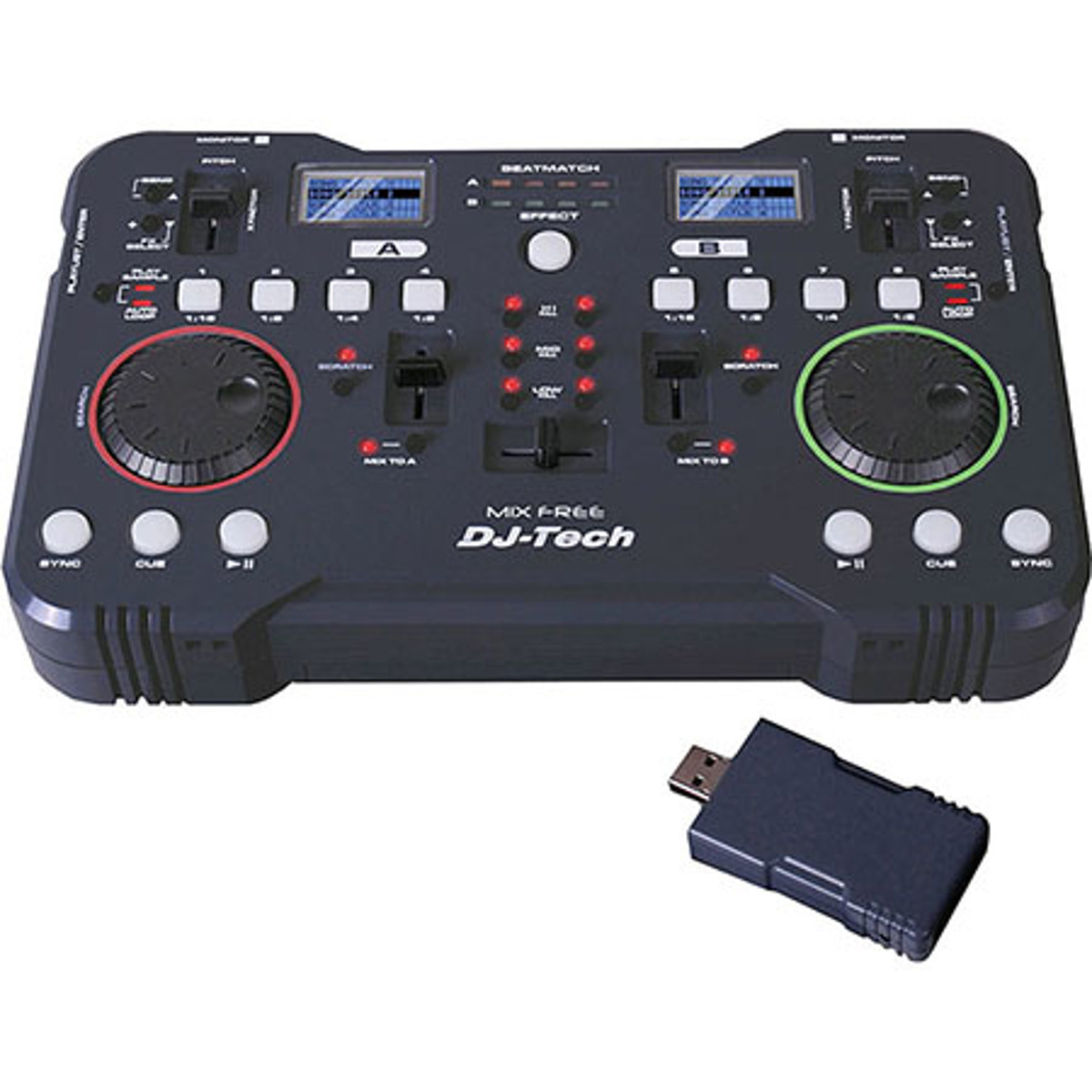 Image of DJ Tech Mix Free 2.4GHz Wireless USB DJ Controller with Deckadance LE Software