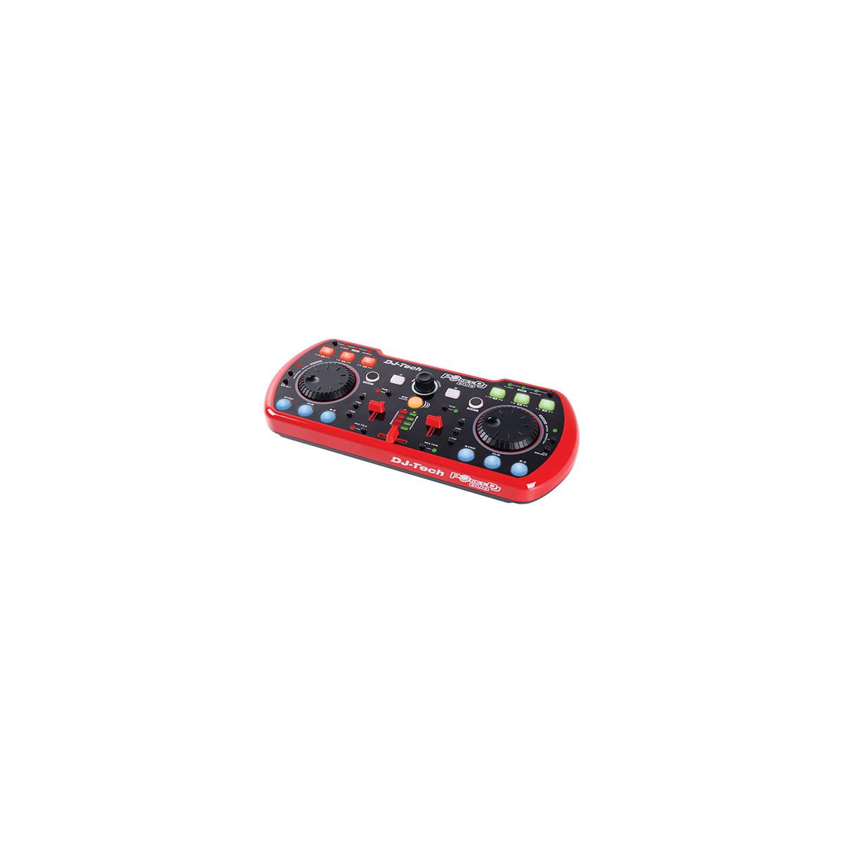 Image of DJ Tech Poket DJ Duo USB Powered DJ Controller with Integrated Sound Card