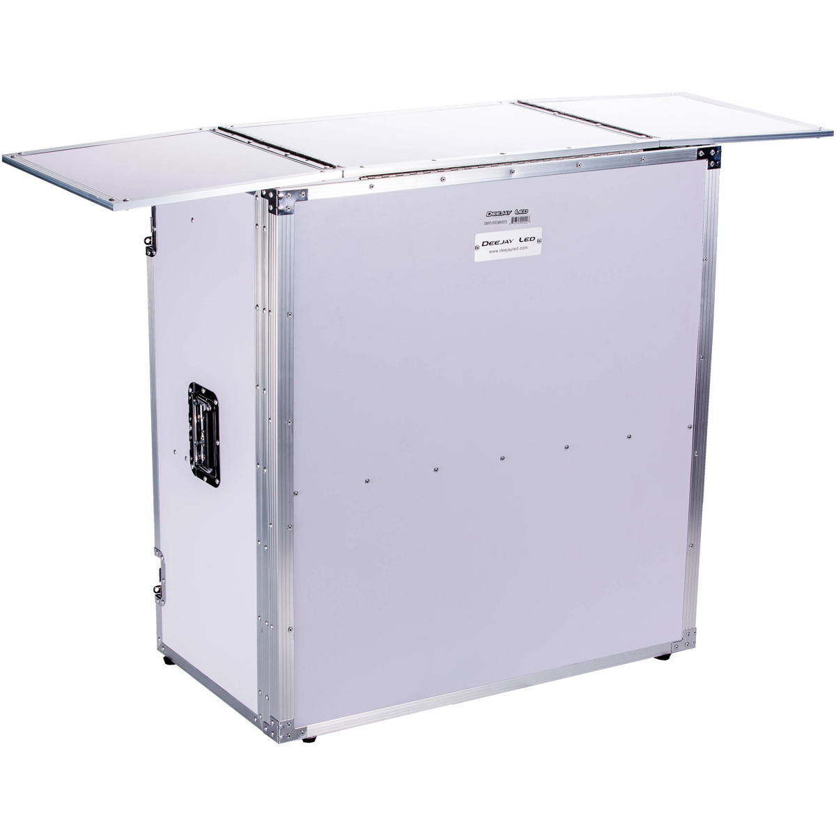 

Deejay LED Stand Fold Out for TT, Mixers, CD Player with 54" x 19" x 3" - White