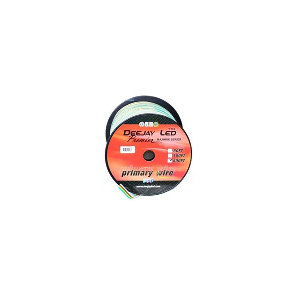 

Deejay LED 500' 4-Conductor 16 Gauge Primary Stranded Cable for Accessory Hookup