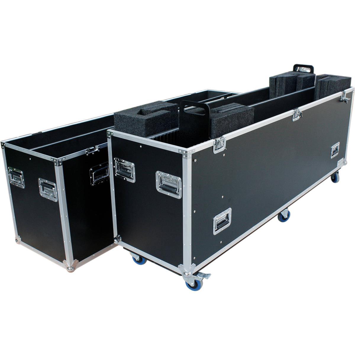 Image of Deejay LED Deejay Hard Fly Drive LED Case for Two 80&quot; or 90&quot; LED / Plasma TVs or Monitors