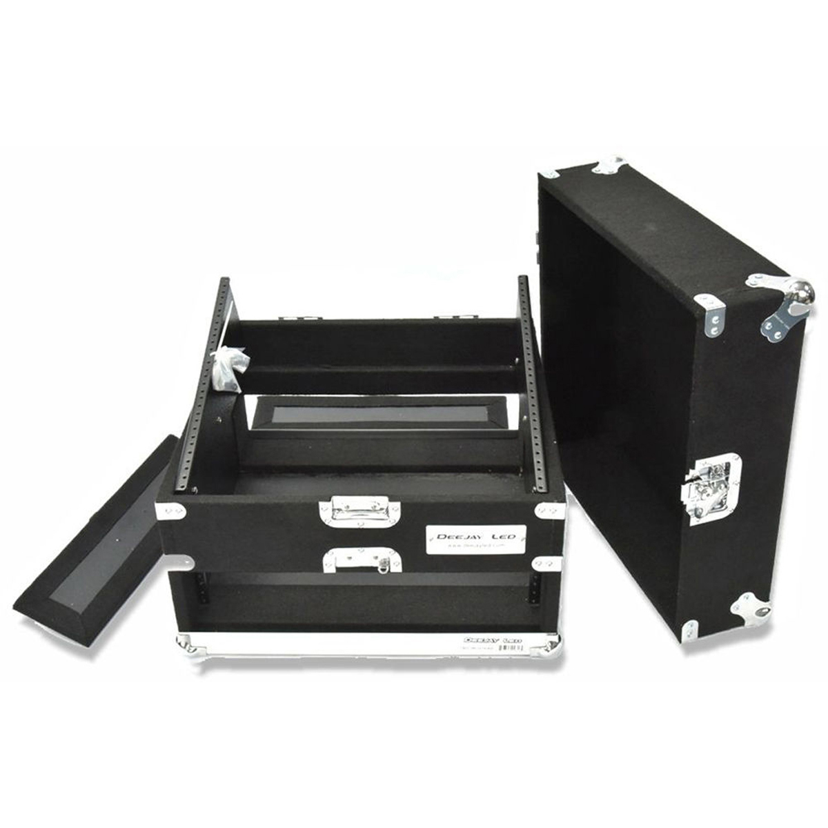 

Deejay LED Slant Rack Drive Tour Case (2RU for Amplifier, 10RU for Mixer)
