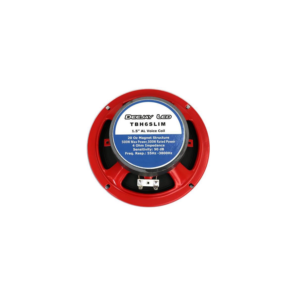 

Deejay LED 6.5" Slim Application Woofer with High Strength Ferrite Magnet