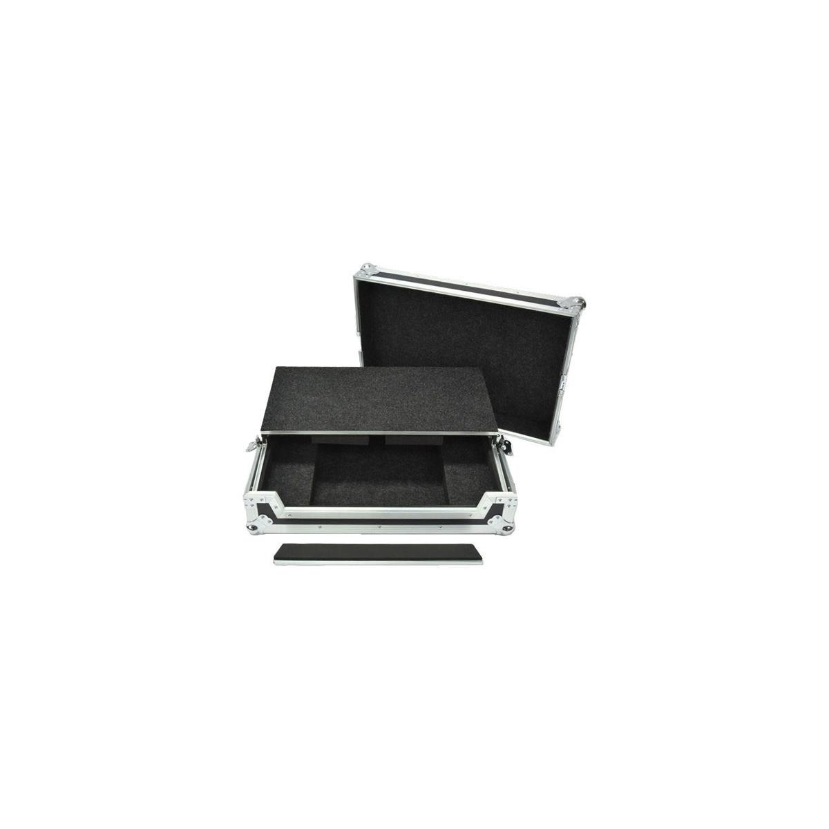 

Deejay LED Fly Drive Case for Numark NS6II DJ Controller with Laptop Shelf