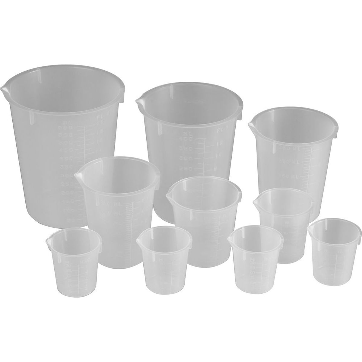 

Adorama Mix-Up Cups, Set of 10 Different Cups (600 ml)