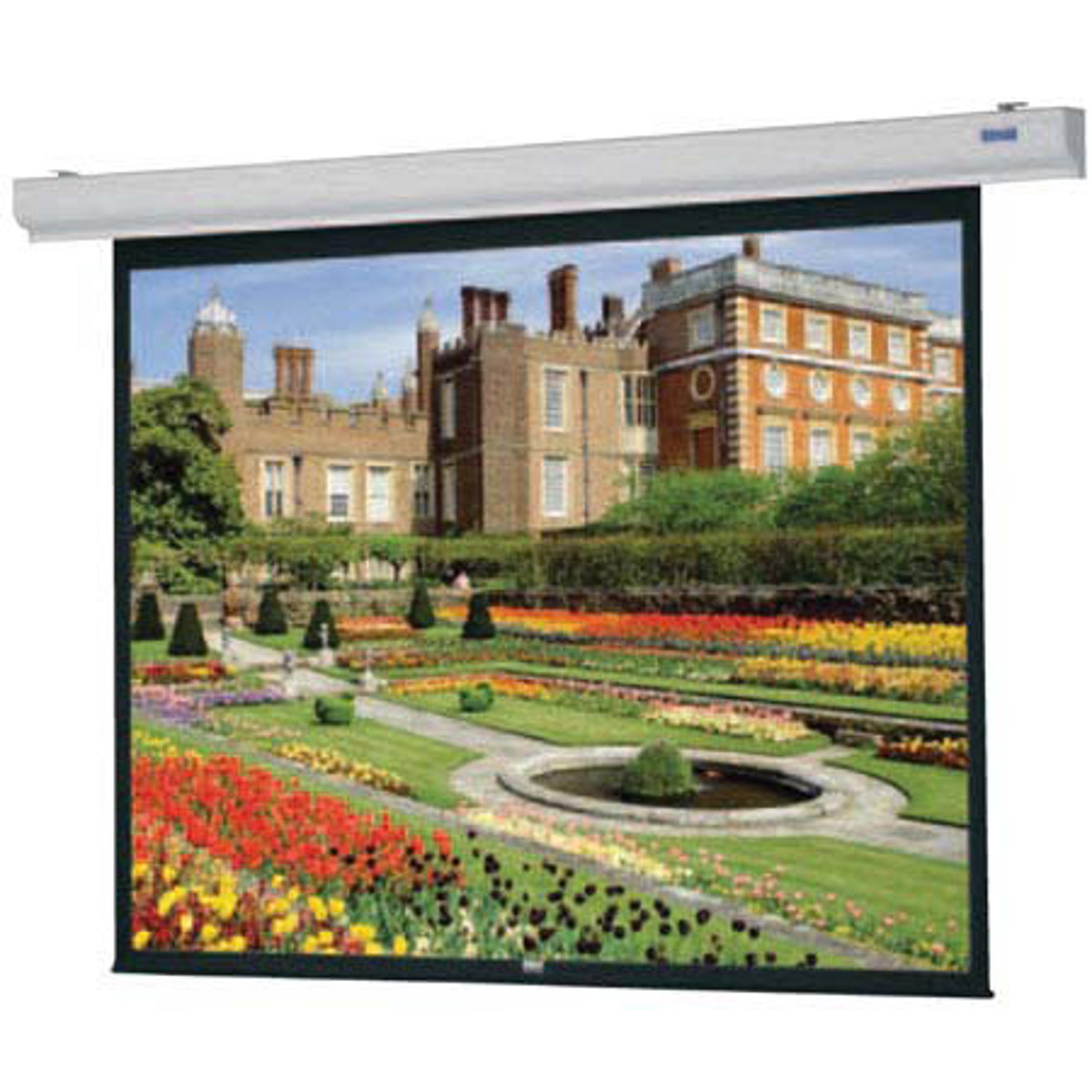 Da-Lite Desgnr Electrol Video Format w/IR 43x57" Hi Contrast Matte White -  92665W