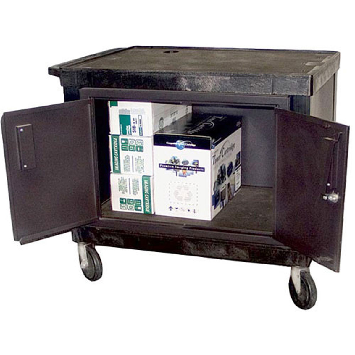 

Dry Lam 28" Tuffy Plastic/Metal Laminator Cart with Locking Cabinet
