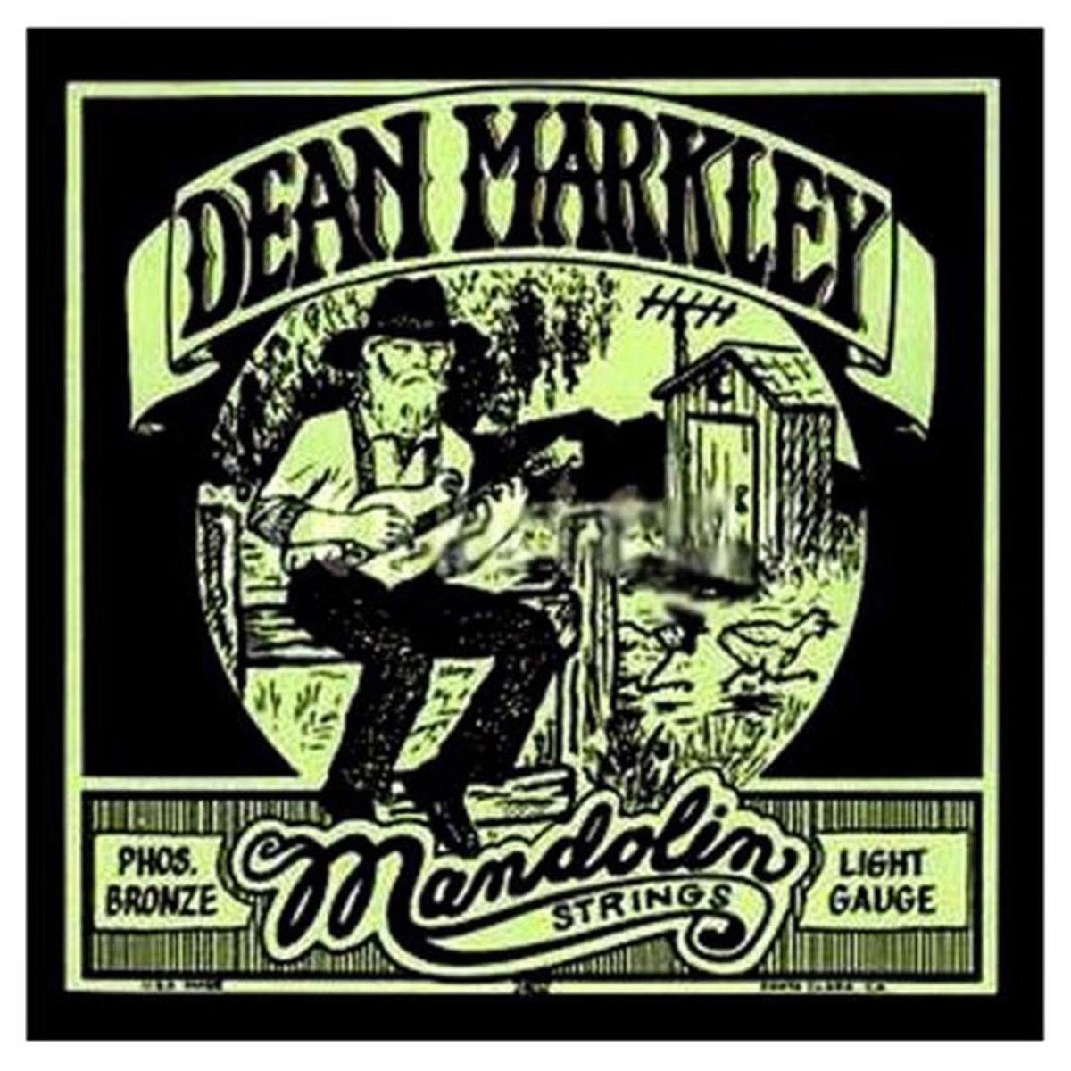 

Dean Markley Phosphor Bronze Acoustic Mandolin Strings, Light, 4-String Set