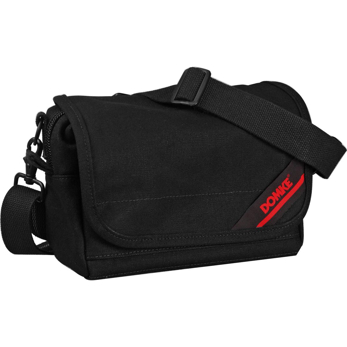 Холщовая сумка для фотоаппарата Domke F-5XB на плечо/ремень, черная #70052B