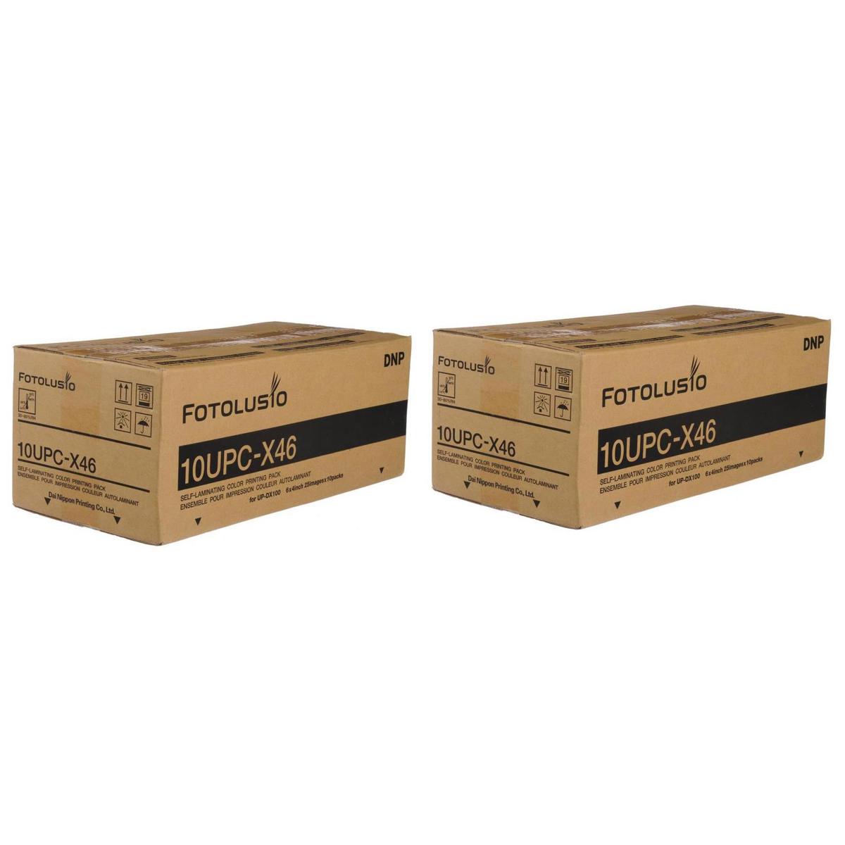 

DNP 2x 10UPCX46 4x6in Self-Laminating Color Printing Pack