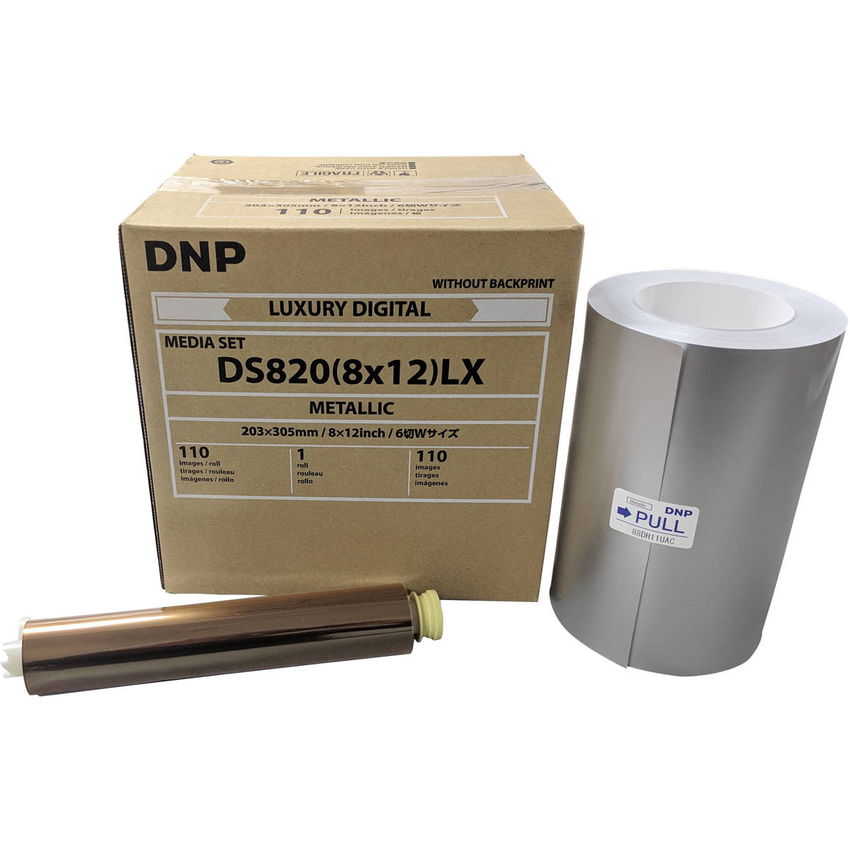 

DNP DS820A Printer Luxury Media, 8x12" Metallic Roll, 1-Pack