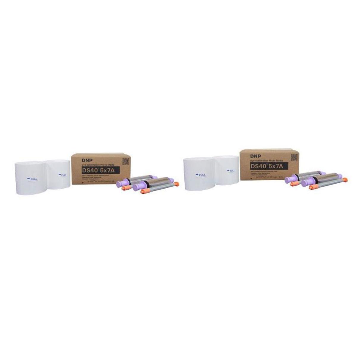 

DNP 2x DS40 5x7" Dyesub Printer Paper, 400 Glossy Prints