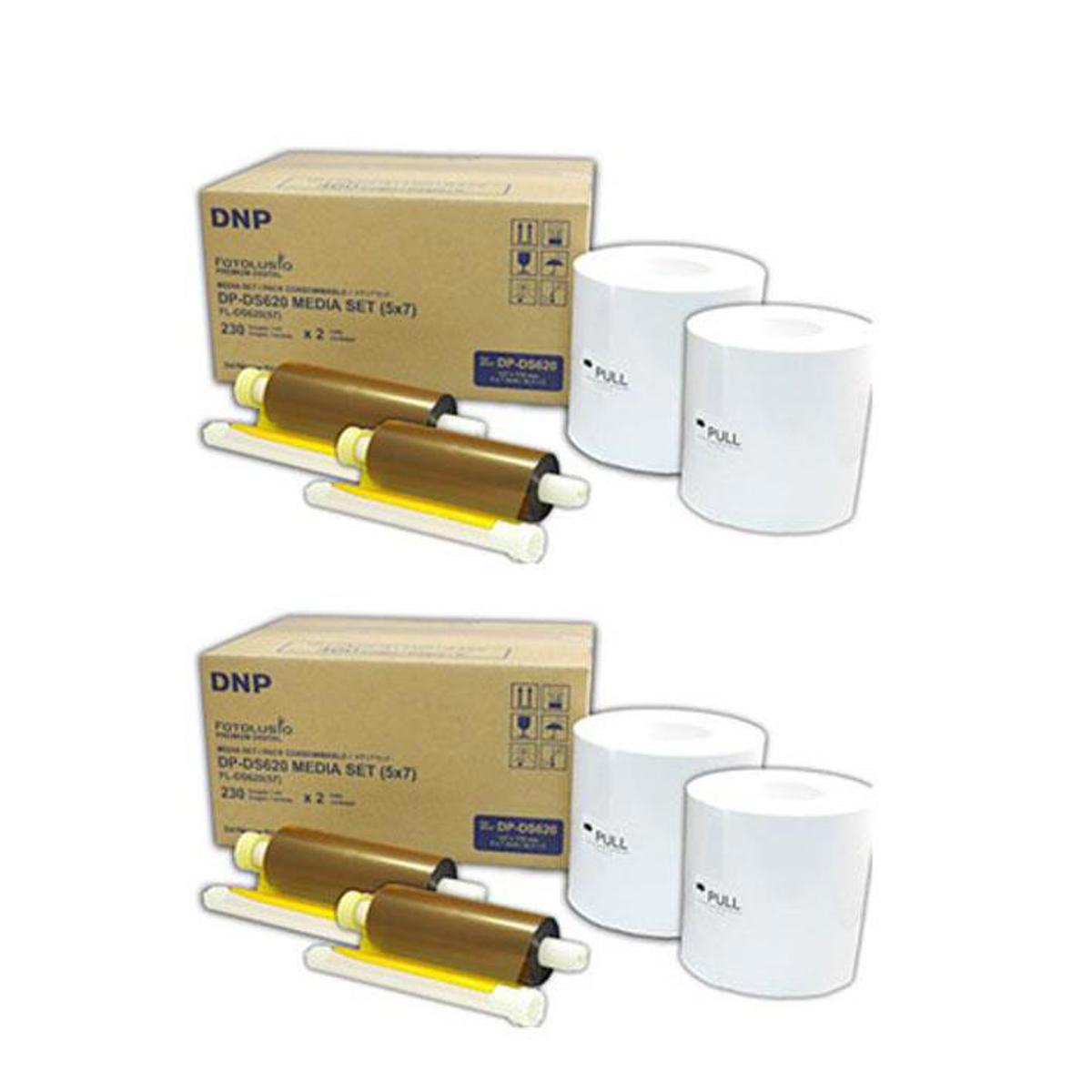 

DNP 2x 5x7" Dye Sub Media for DS620A Printer
