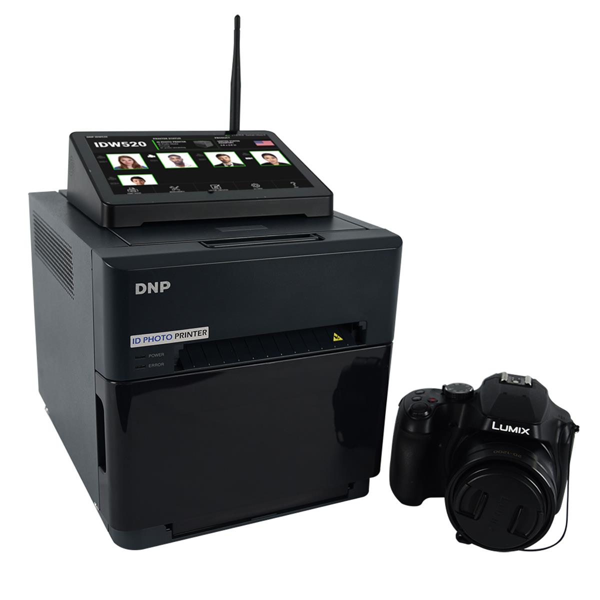 Image of DNP ID Photo Printer System with FZ-80 Camera and Wireless LCD Console