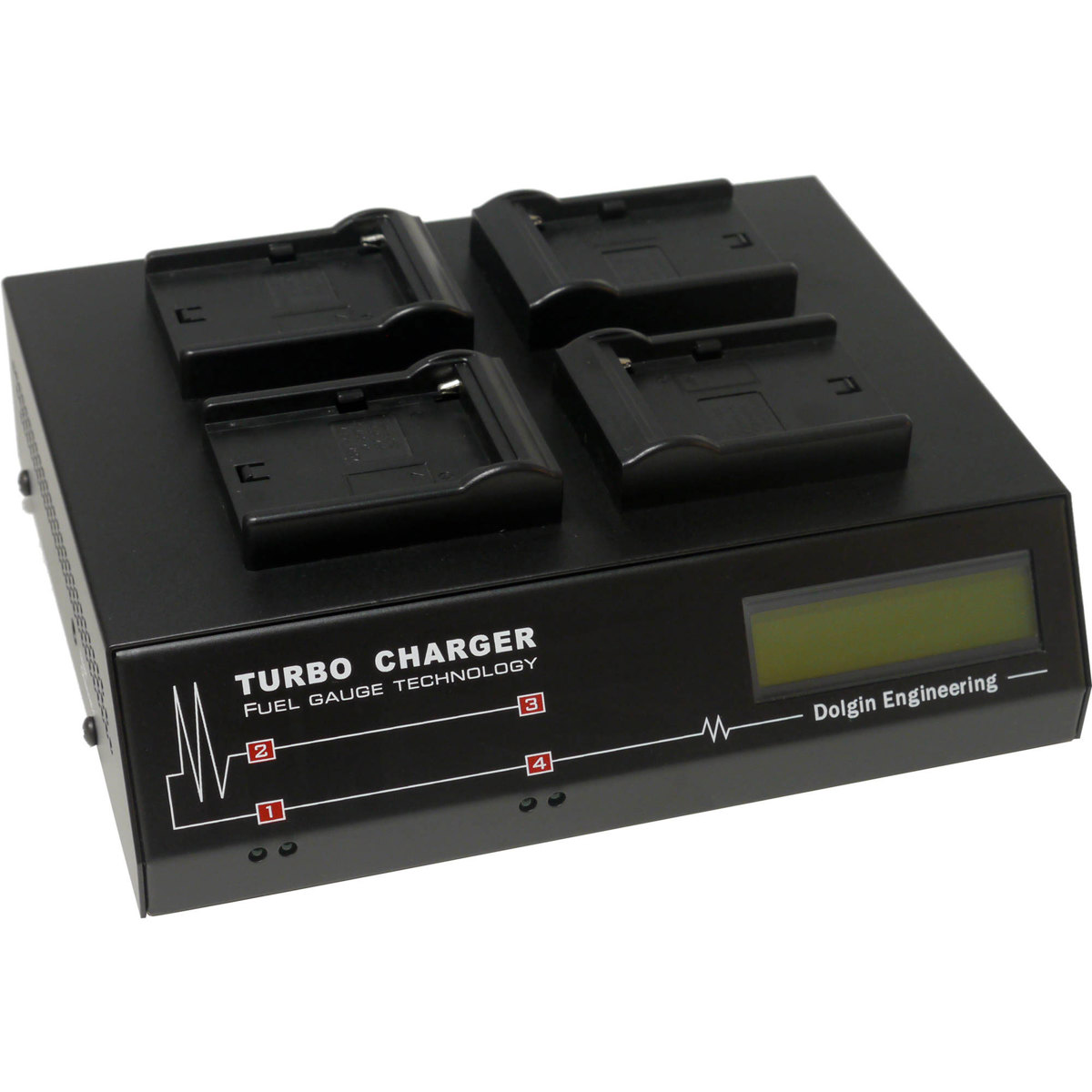 

Dolgin Engineering TC400 4-Position Charger with Display for NP-FM500H Battery