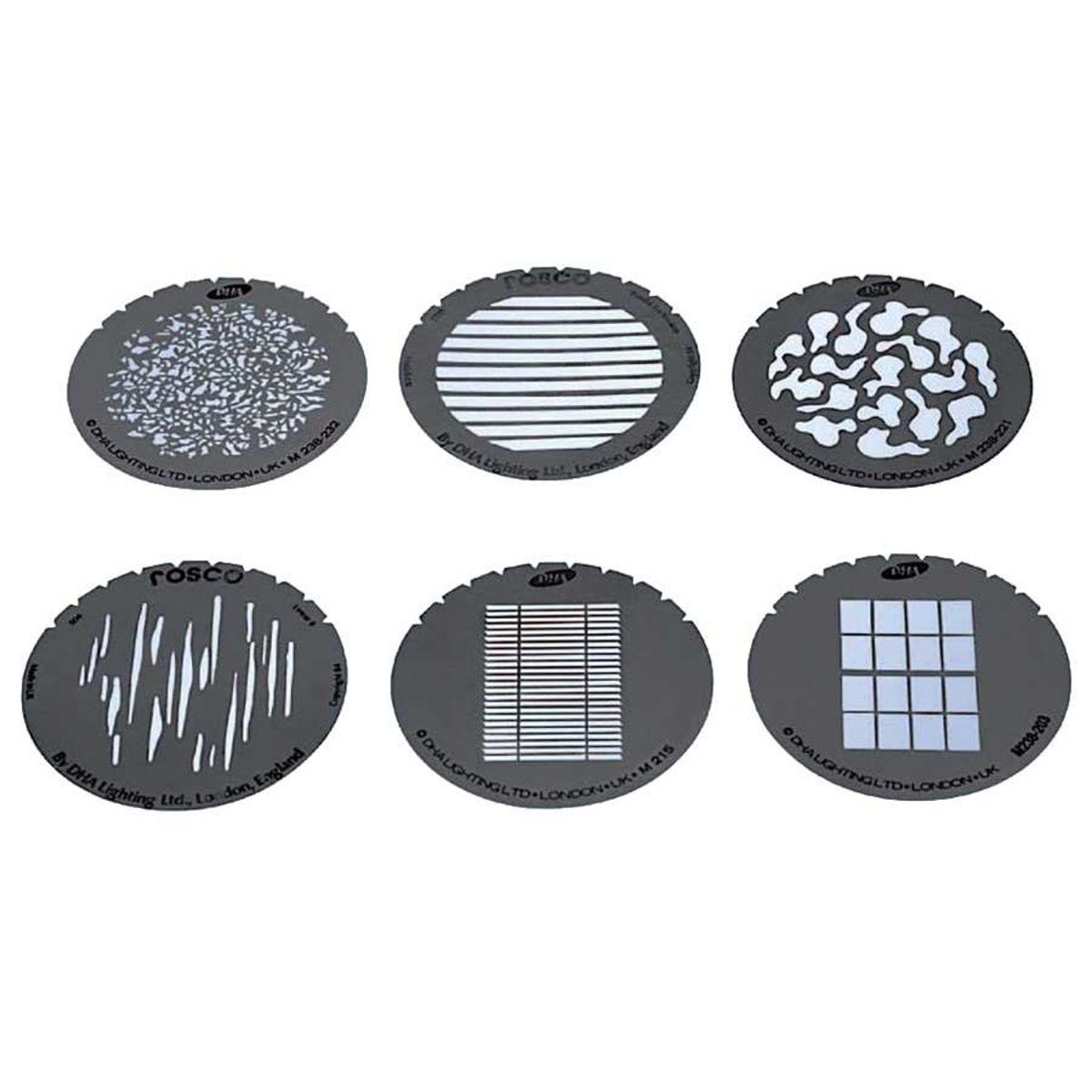 

Dedolight 6 Gobo M Size Steel Set