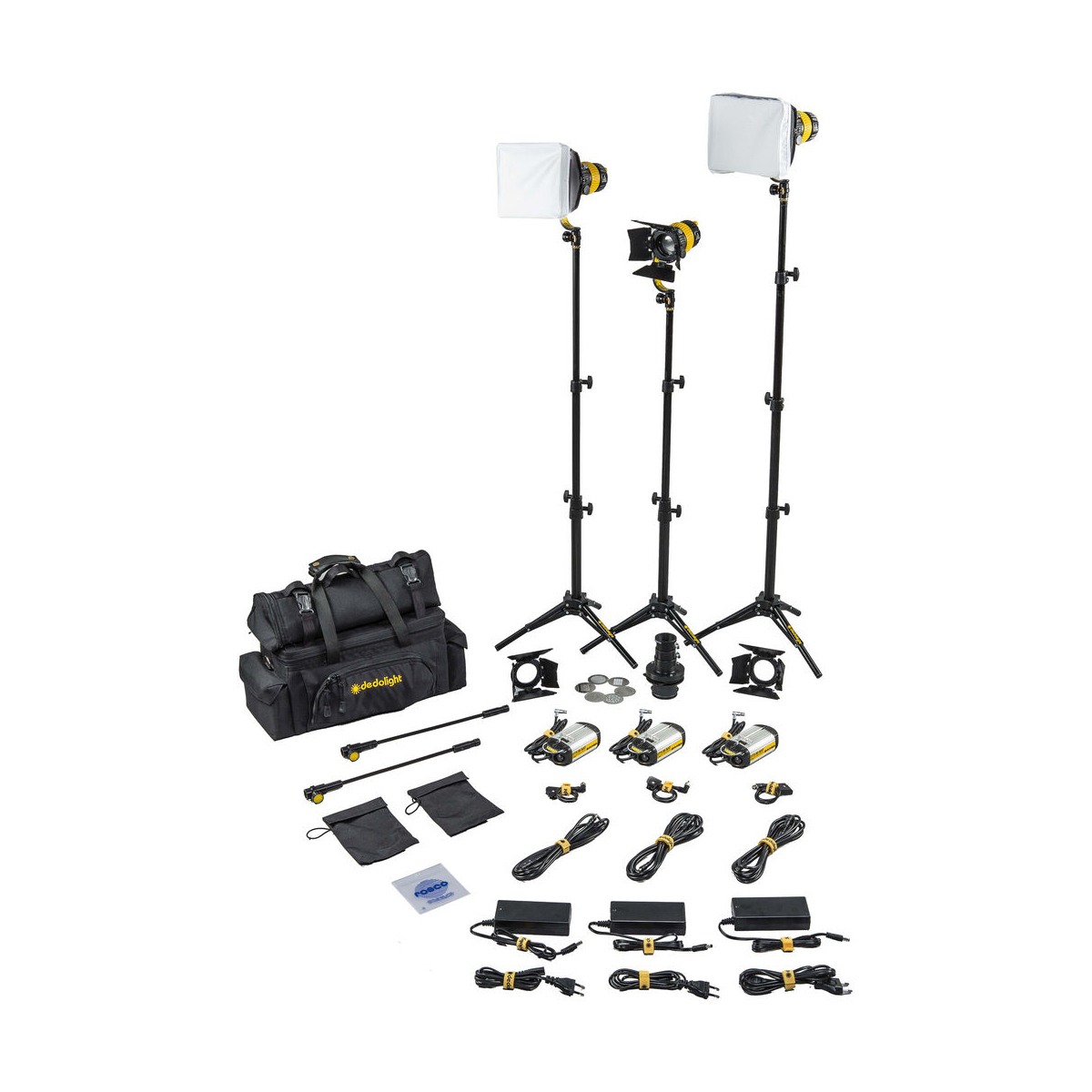 

Dedolight LED Standard Daylight 3-Light Kit