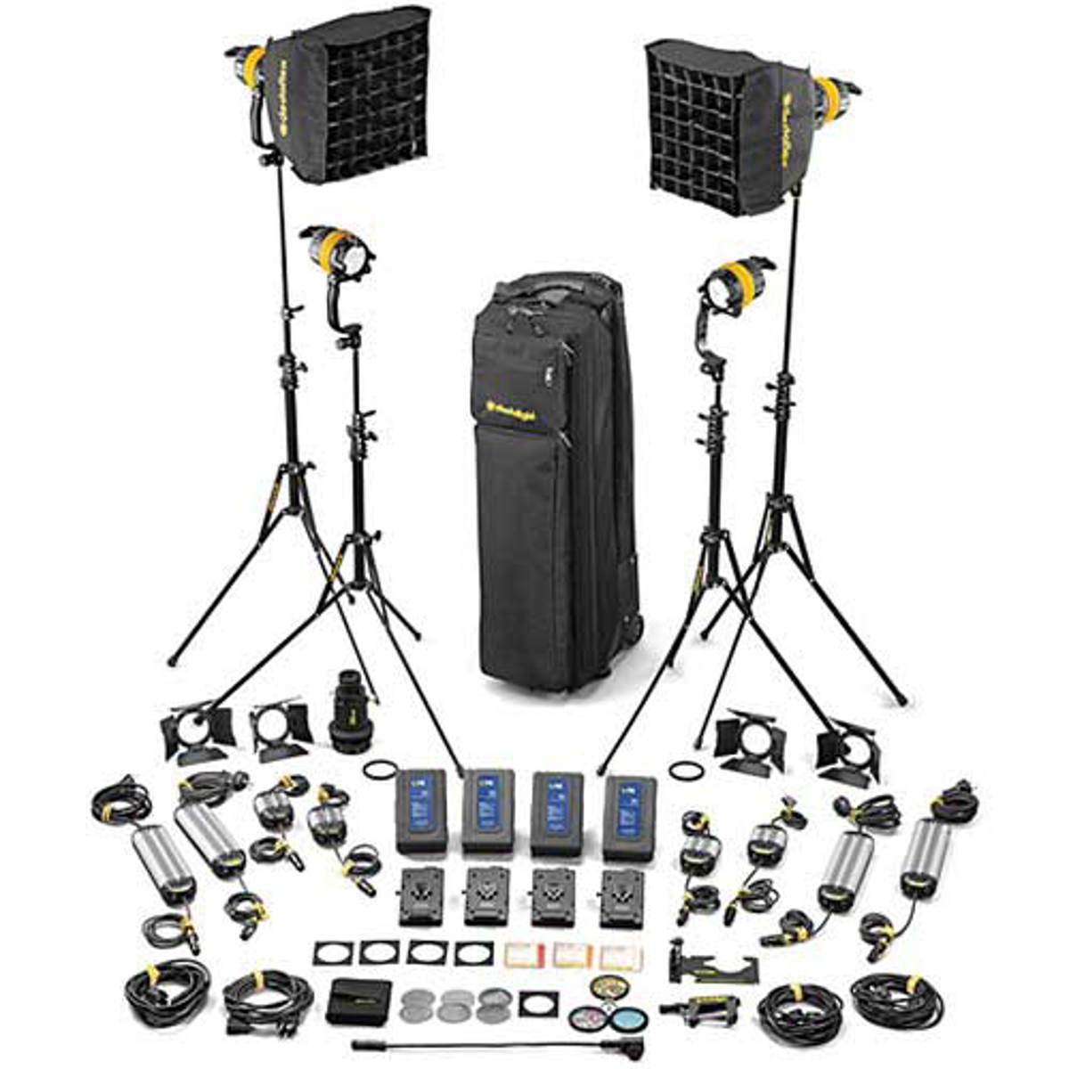 

Dedolight Bi-Color LED 4-Light Master Kit (AC & DC Operation)
