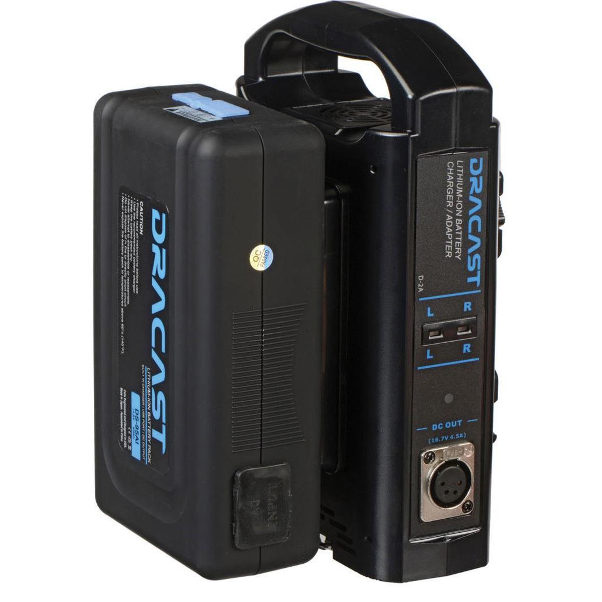 

Dracast 1x 90Wh Battery and Dual Battery Charger Kit