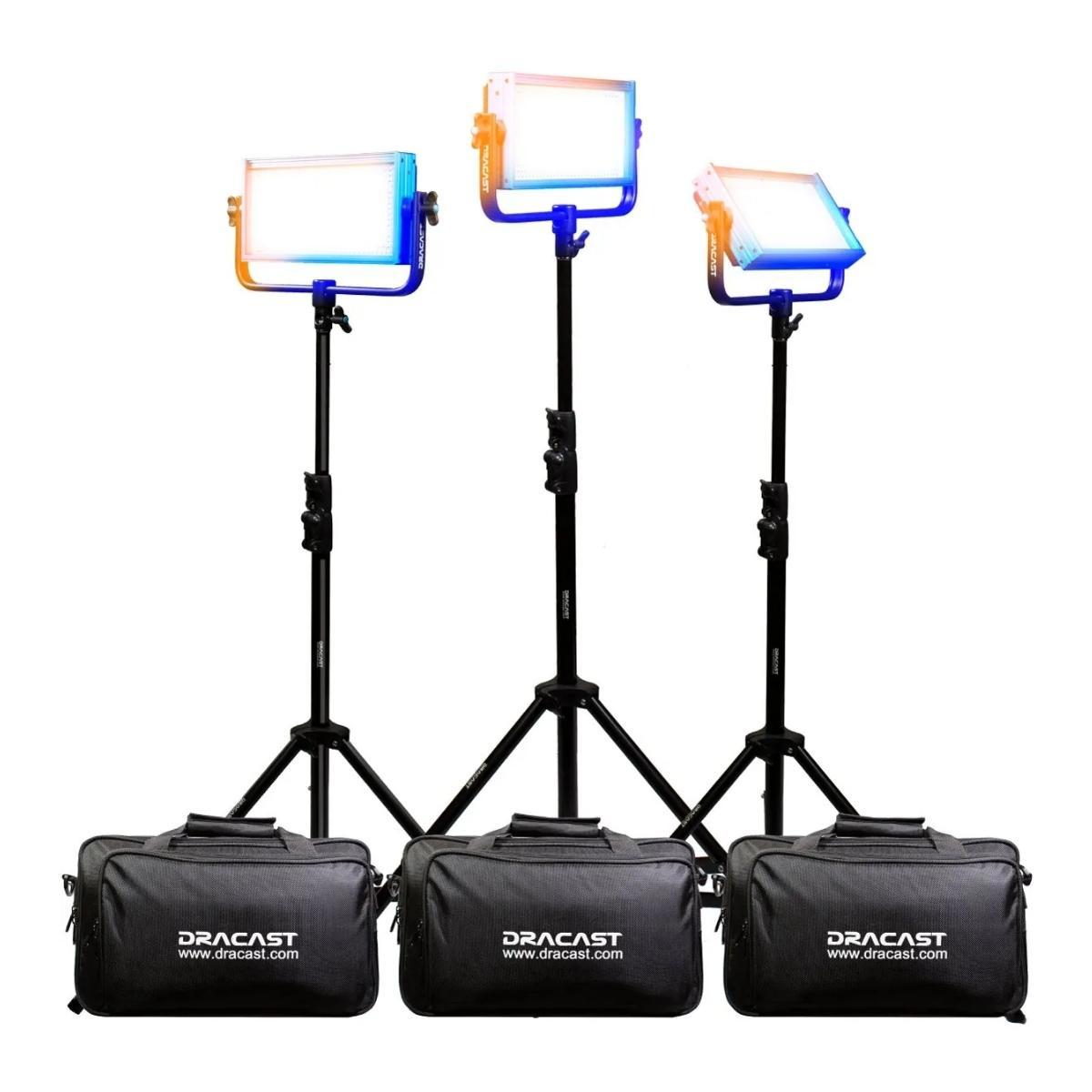 

Dracast Plus Series LED500 30W Bi-Color LED 3-Light Kit