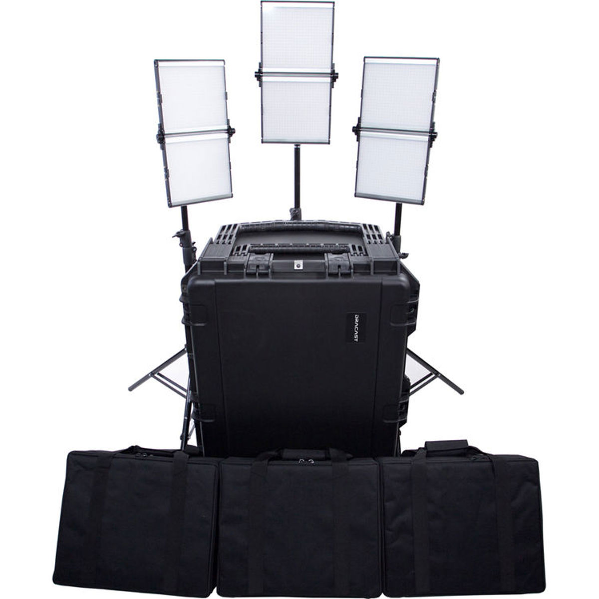 

Dracast Silver Series LED1000 Foldable Bi-Color LED 3-Light Kit