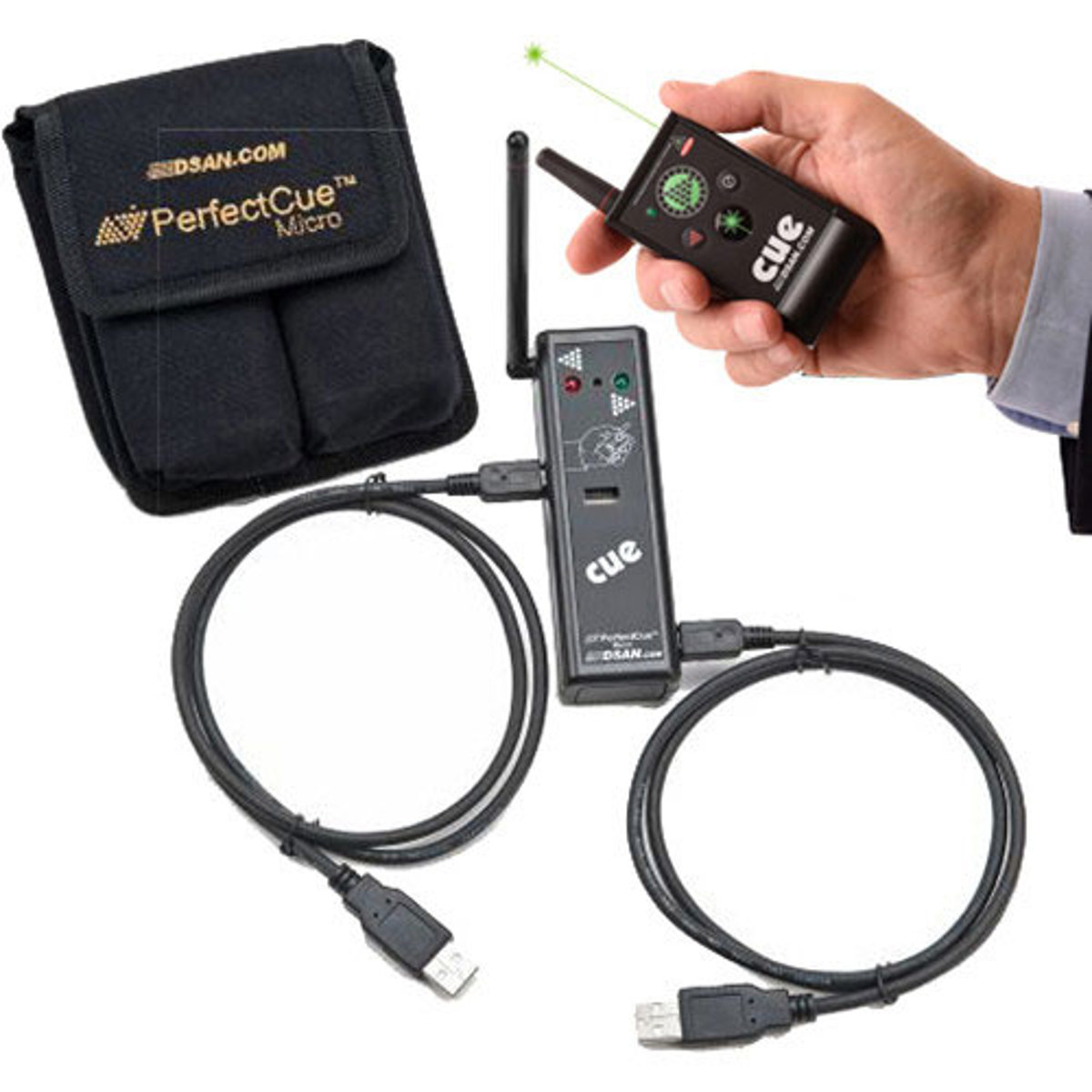 

DSAN PerfectCue Micro with PC-AS4 3-Button & Green Laser Transmitter