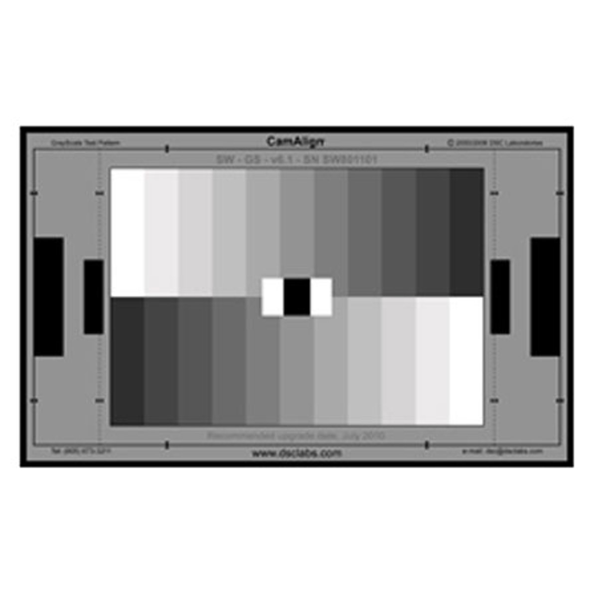 

DSC Labs GrayScale Standard CamAlign Chip Chart, 21.3x13"
