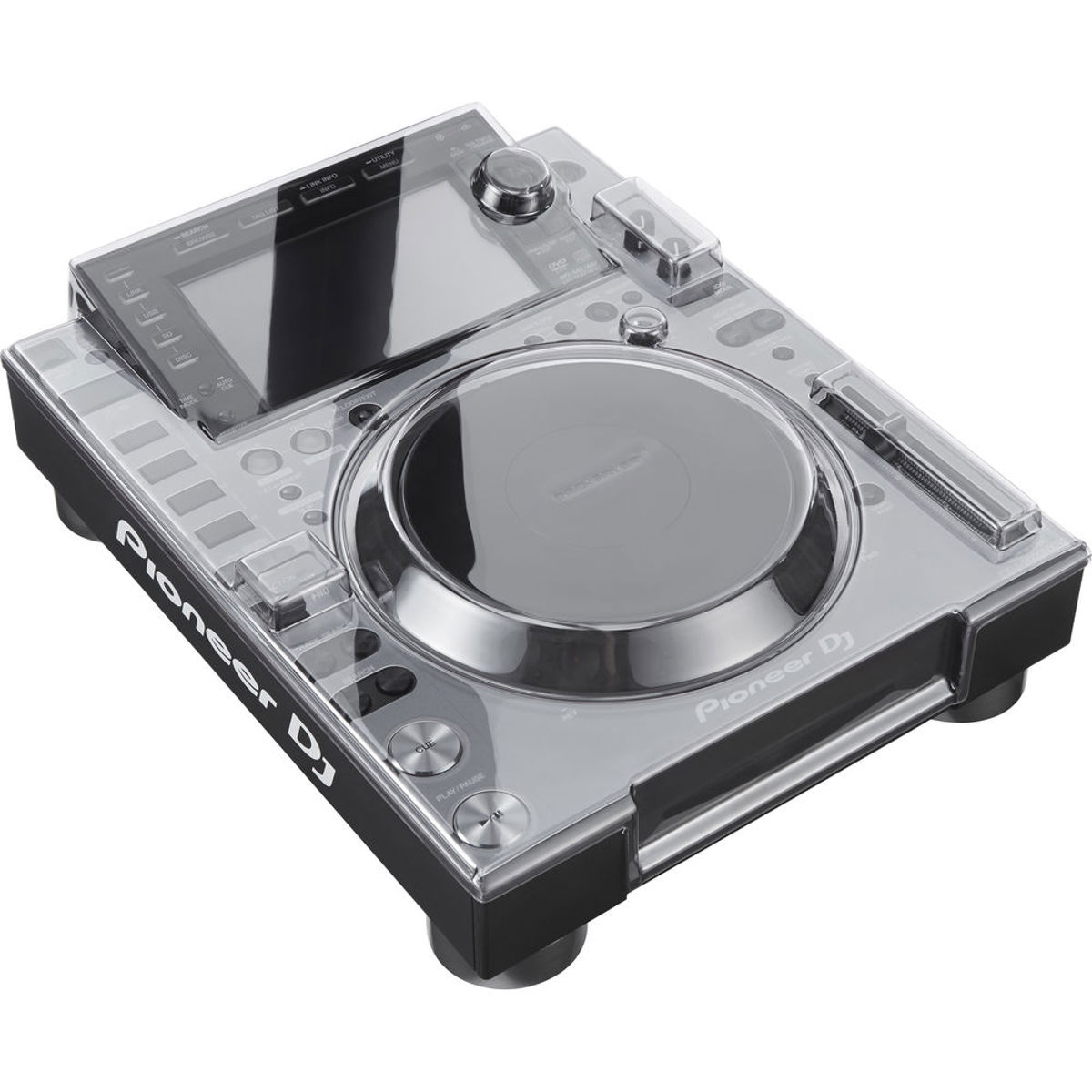 

Decksaver Cover & Faceplate for Pioneer CDJ-2000 NXS2 Multiplayer, Smoked/Clear