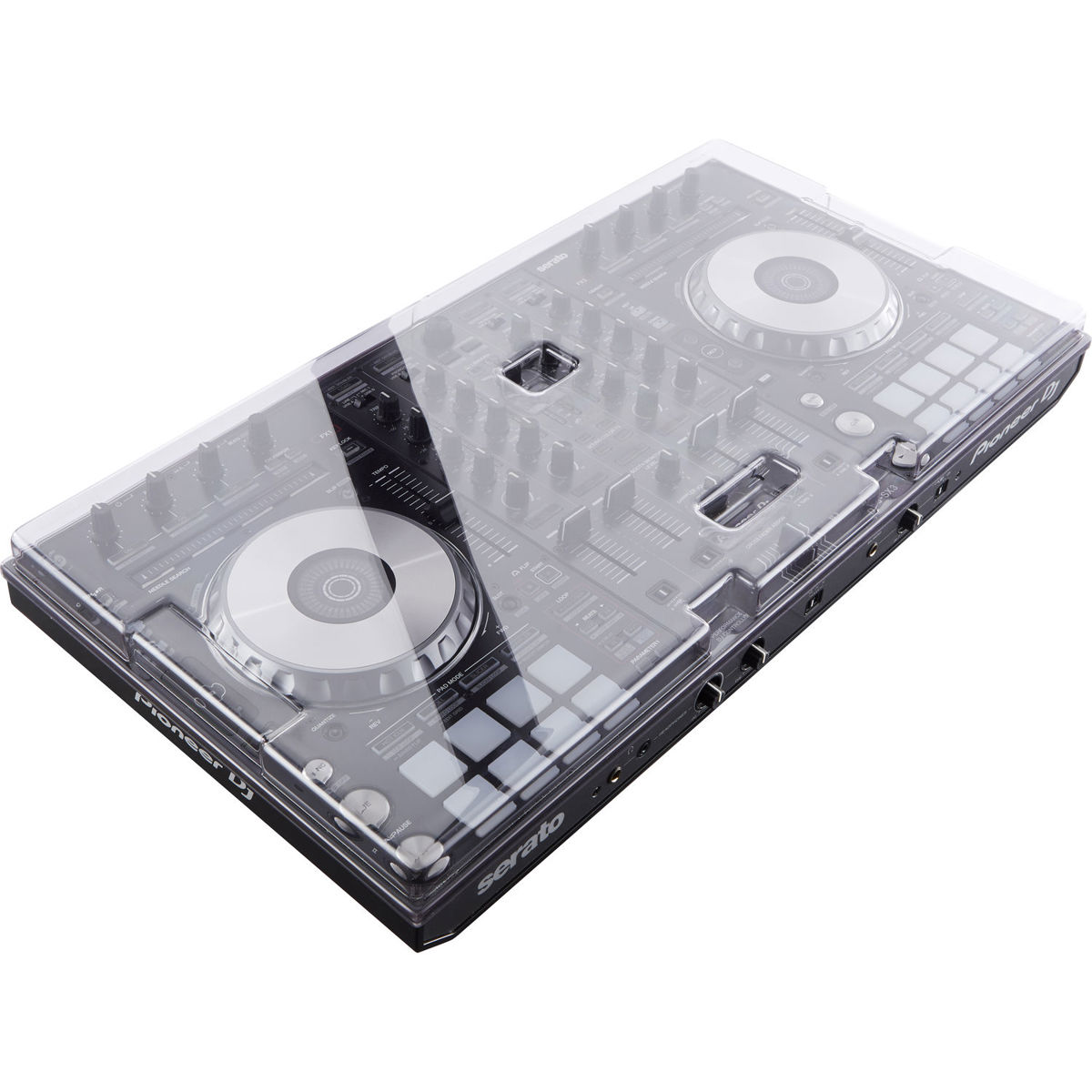 

Decksaver Cover for Pioneer DDJ-SX/SX2/SX3 & DDJ-RX Controllers, Smoked/Clear