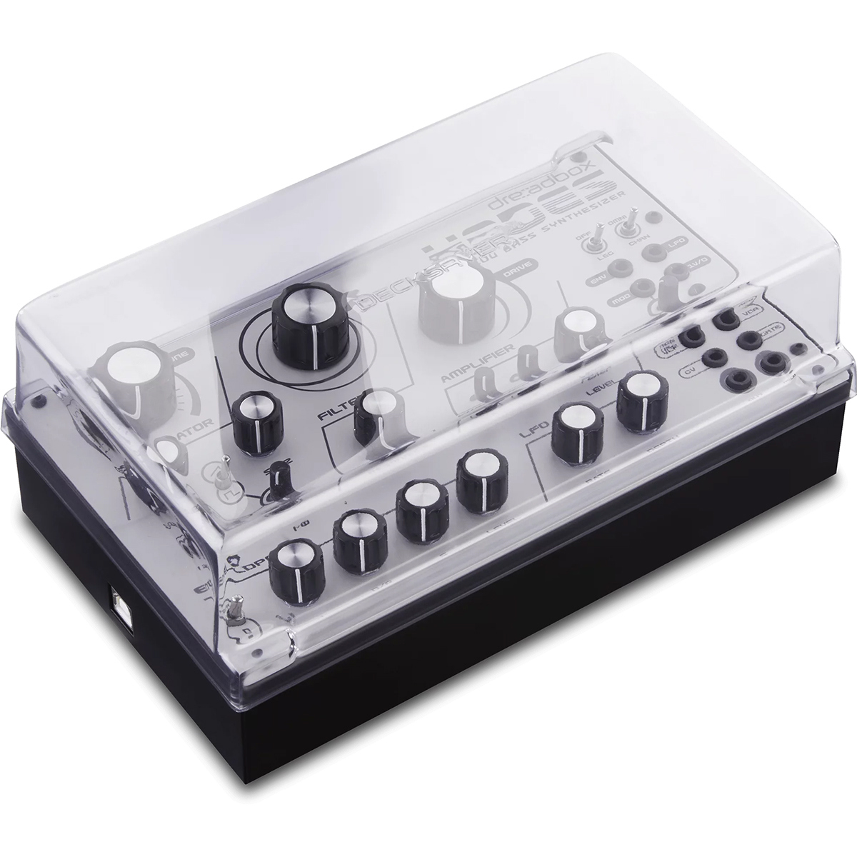 

Decksaver Cover for Dreadbox Hades, Erebus & Hypnosis Synthesizer, Smoked/Clear