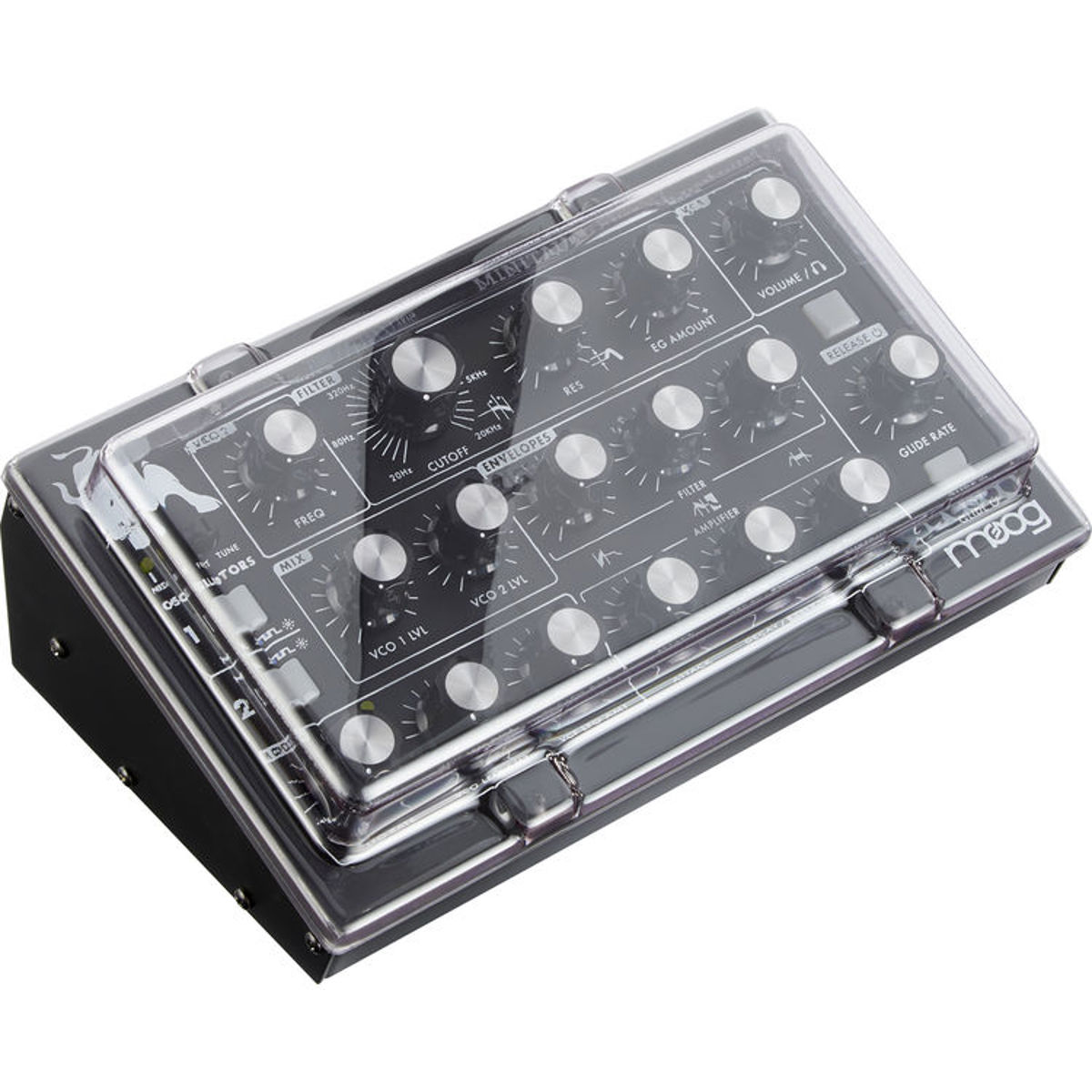 

Decksaver Cover for Moog Minitaur Synthesizer, Smoked/Clear