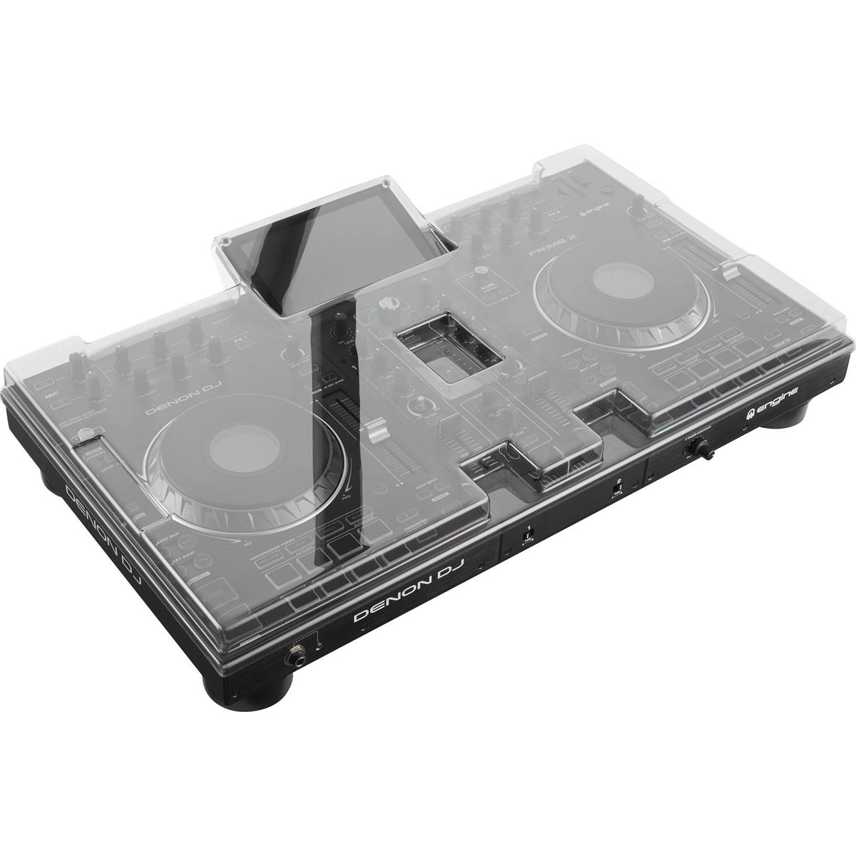 Decksaver Cover for Denon DJ Prime 2 Controller, Smoked/Clear -  DS-PC-PRIME2