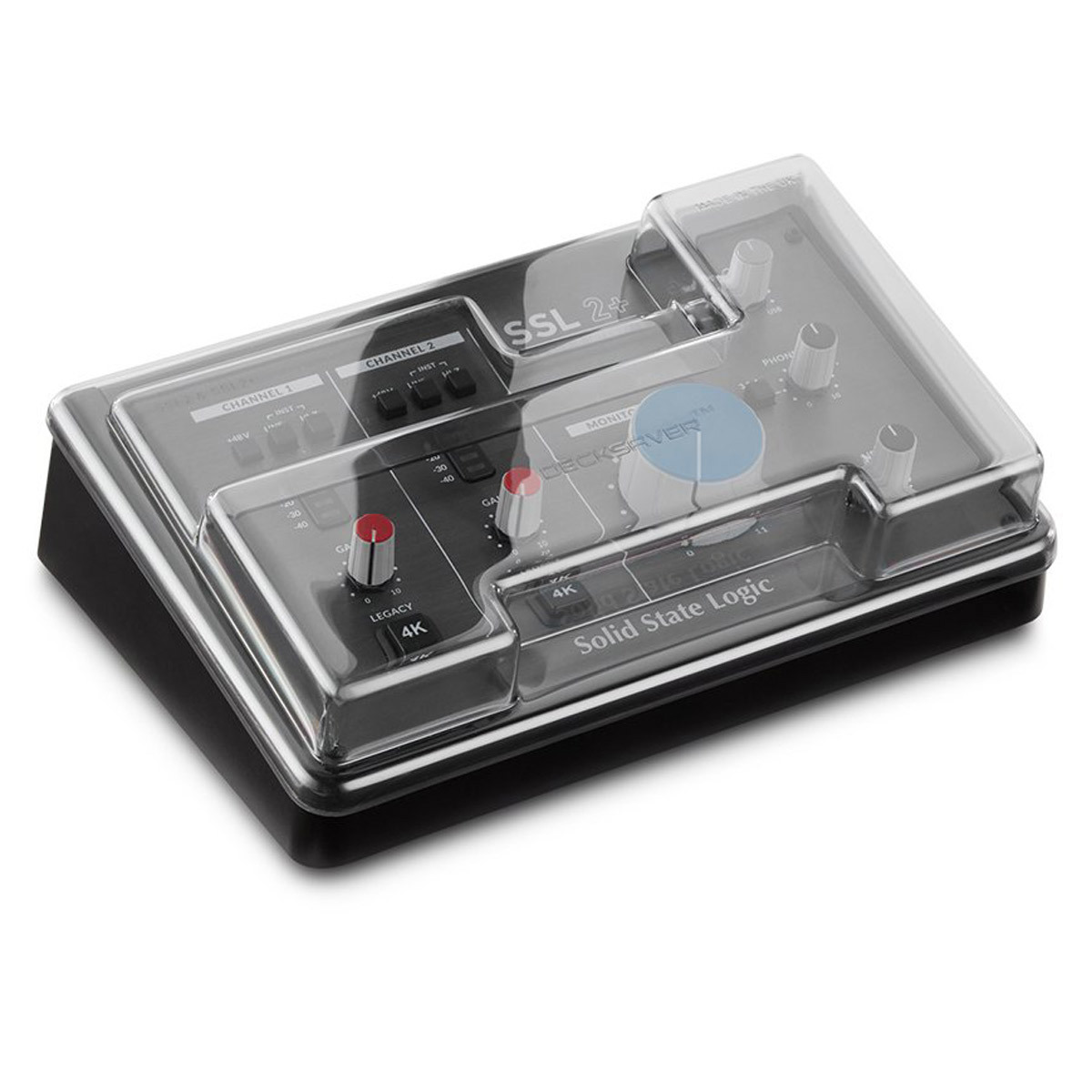 

Decksaver Cover for Solid State Logic SSL 2/SSL 2+ Audio Interface, Smoked Clear