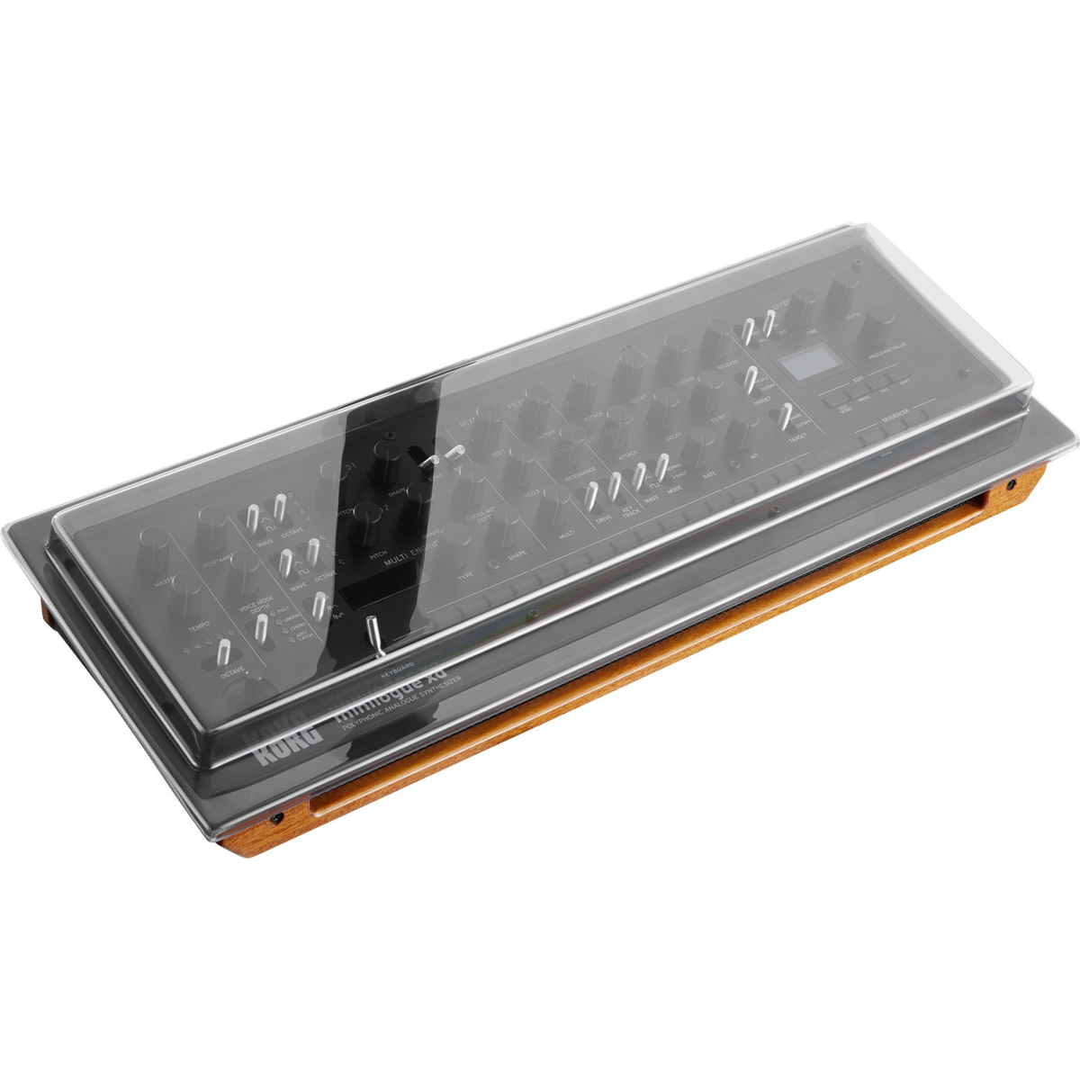 

Decksaver Cover for Korg Minilogue XD Module Synthesizer, Smoked Clear