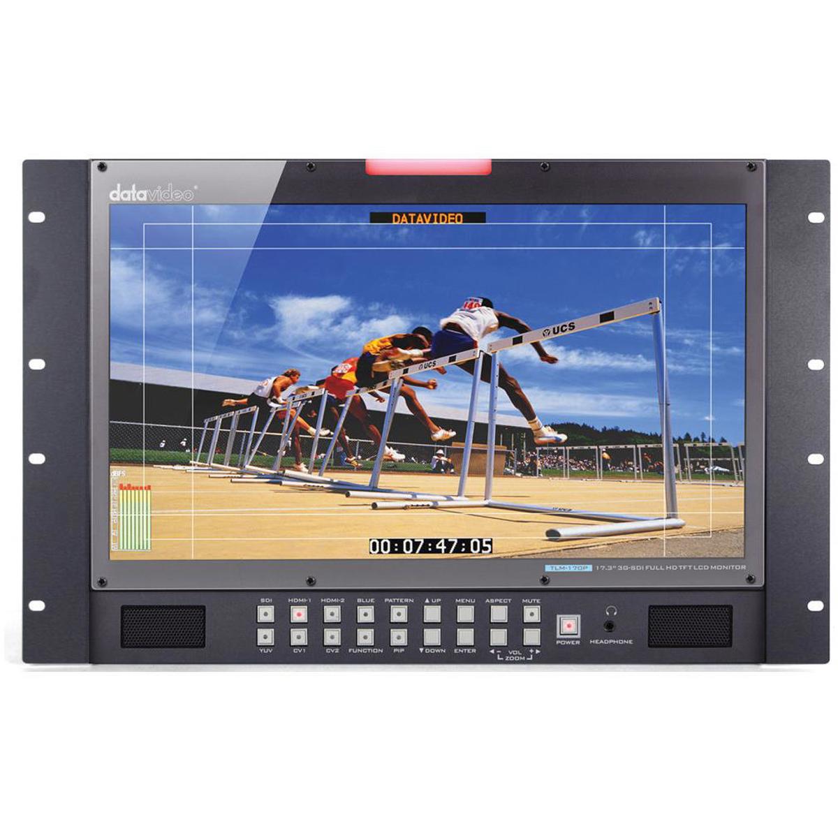 

Datavideo TLM-170PR 17.3" 3G-SDI & HDMI TFT LCD 7U Rack Mount Monitor, 1920x1080