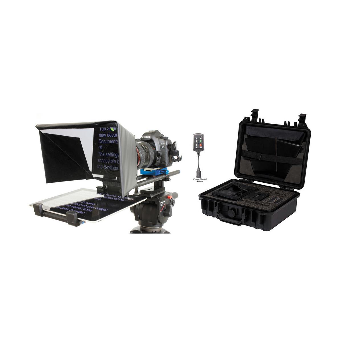 Image of Datavideo TP500 PK Teleprompter Kit with Hard Case for Android and Apple Tablets