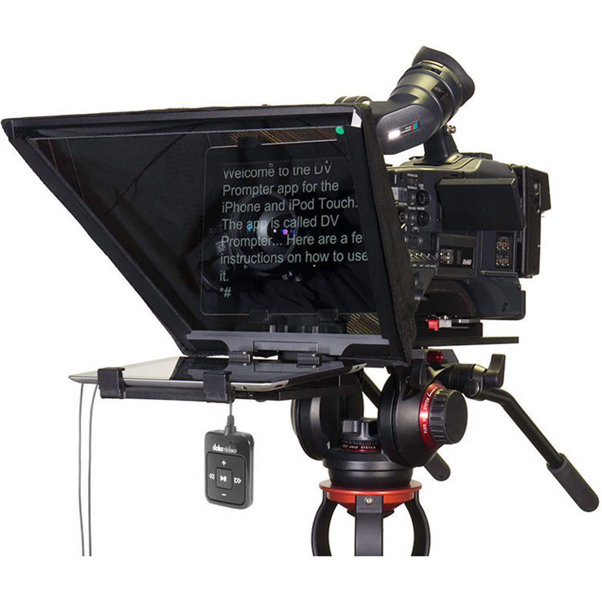 

Datavideo TP-650B Large Screen Prompter with Bluetooth Remote and Hard Case