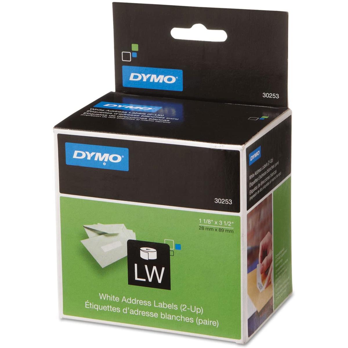 

Dymo LabelWriter Address 2-Up Labels, 1-1/8x3-1/2", 700 Pack