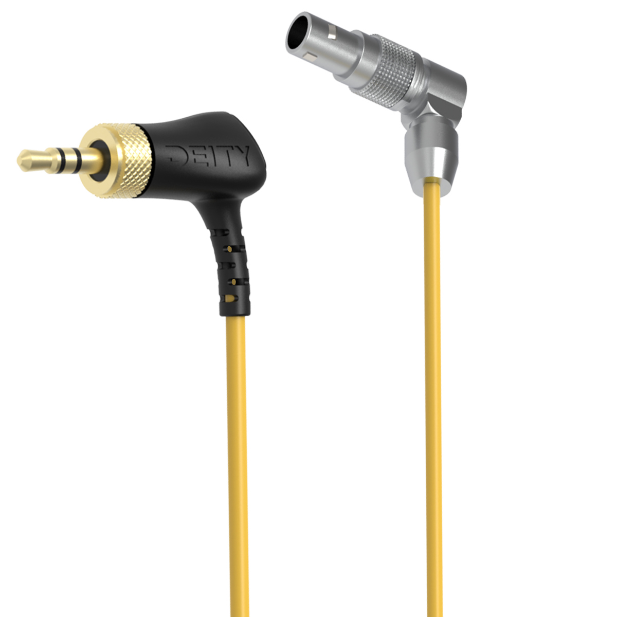 

Deity Microphones C13 Locking 3.5mm TRS to Right-Angle 5-Pin LEMO Timecode Cable