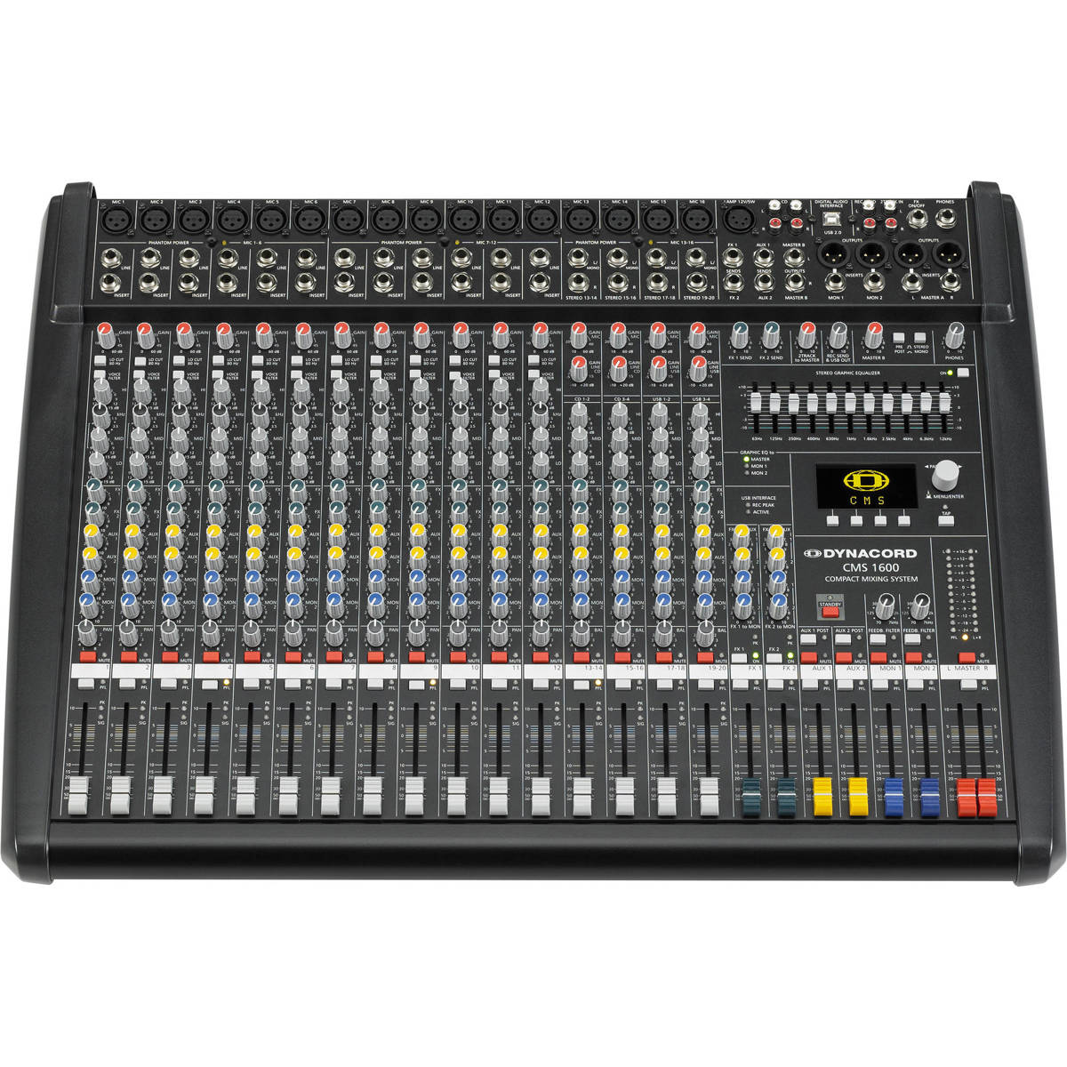 

Dynacord DC-CMS1600-3-MIG 16-CH Mixing System,12x Mic/Line + 4x Mic/Stereo-Line