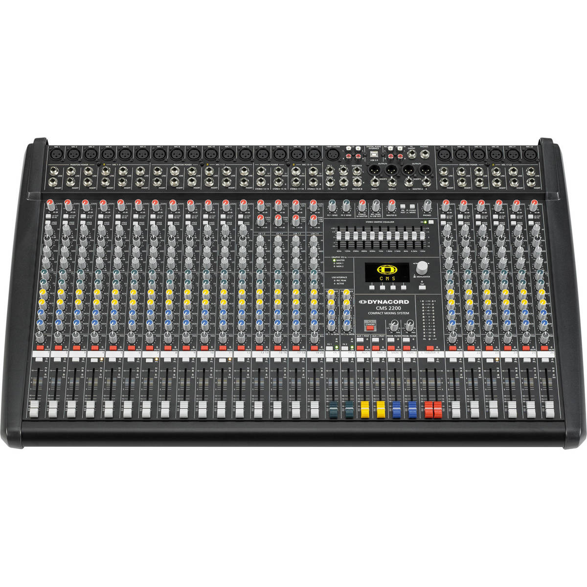 

Dynacord DC-CMS2200-3-MIG 22-CH Mixing System, 18x Mic/Line + 4x Mic/Stereo-Line