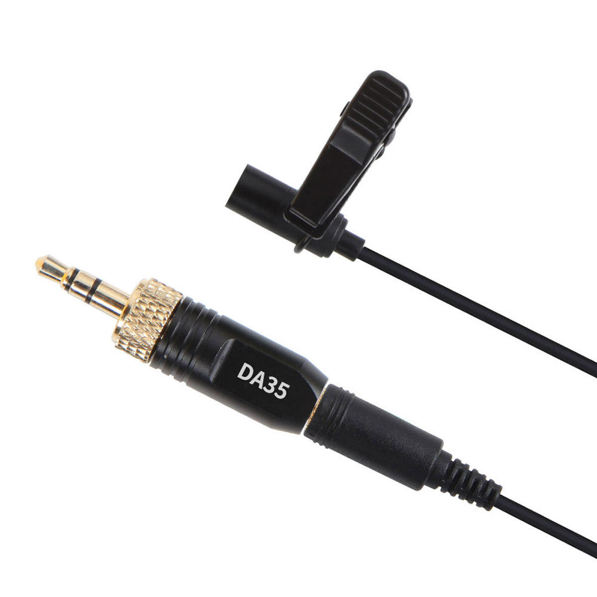 Photos - Cable (video, audio, USB) Deity Microphones DA35 Microdot to Locking 3.5mm Adapter, Black 