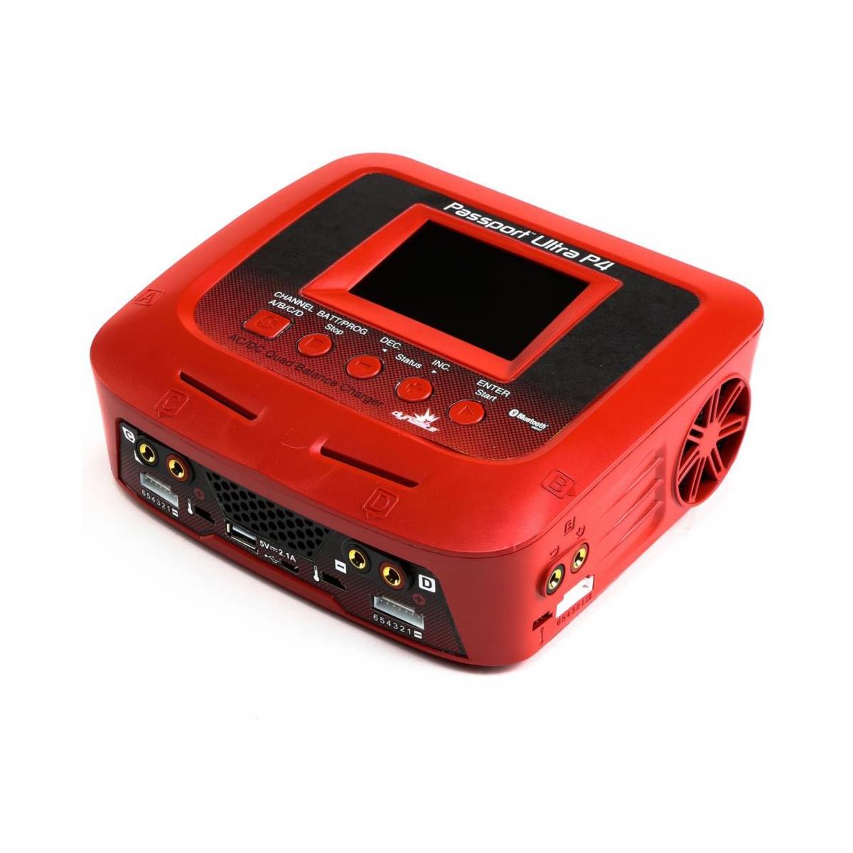 Image of Dynamite Passport P4 200W AC/DC 4-Port Multicharger with Bluetooth Connectivity