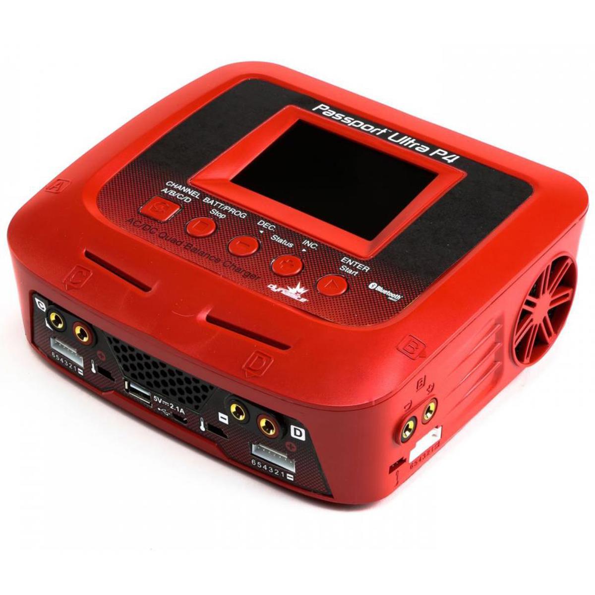 Image of Dynamite Passport P4 200W AC/DC 4-Port Multicharger with Bluetooth Connectivity