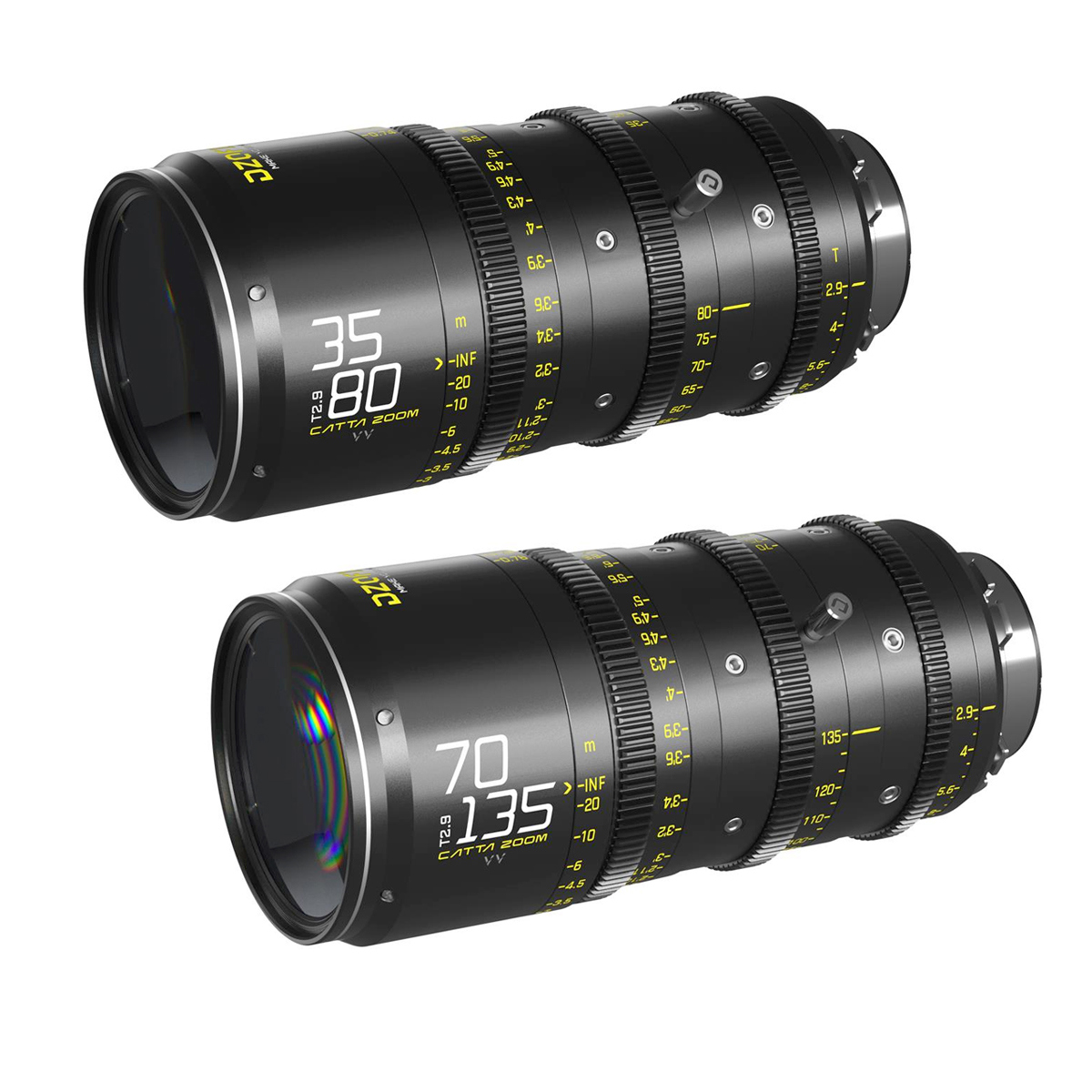 

DZOFILM Catta Ace 35-80mm w/70-135mm T2.9 Cine 2-Lens Kit for PL/Canon EF, Black